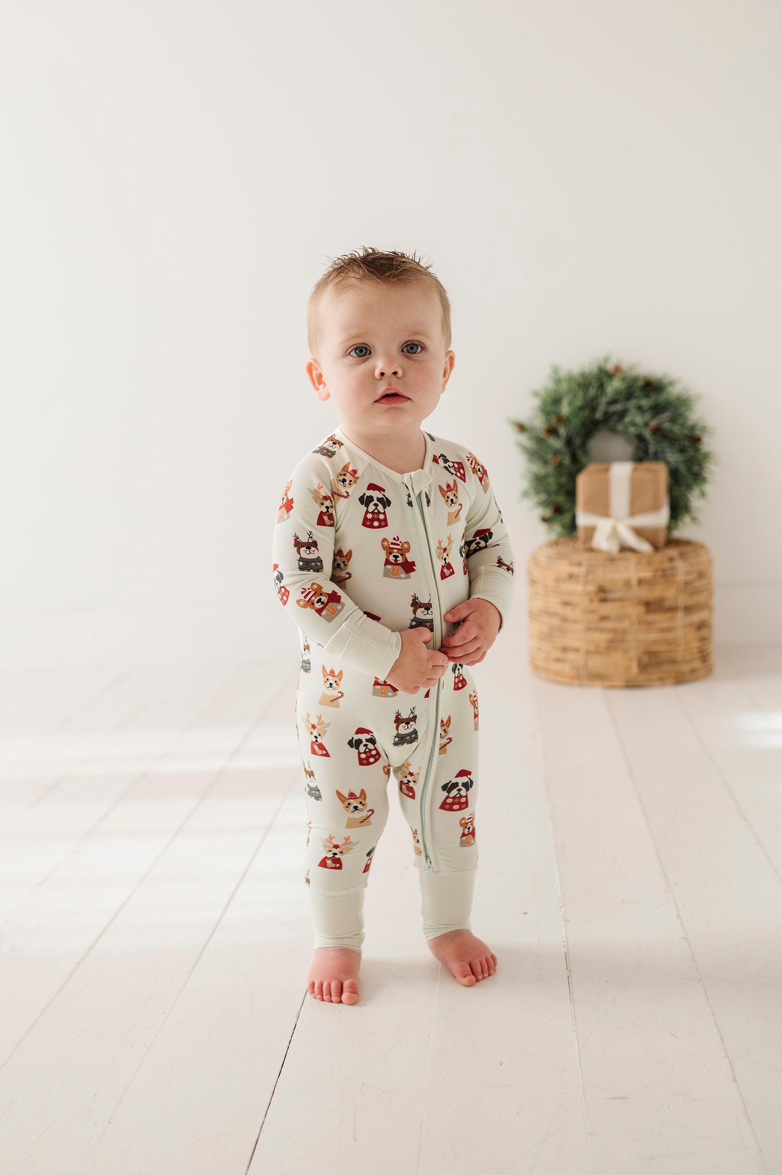 Long Sleeve Zip Romper