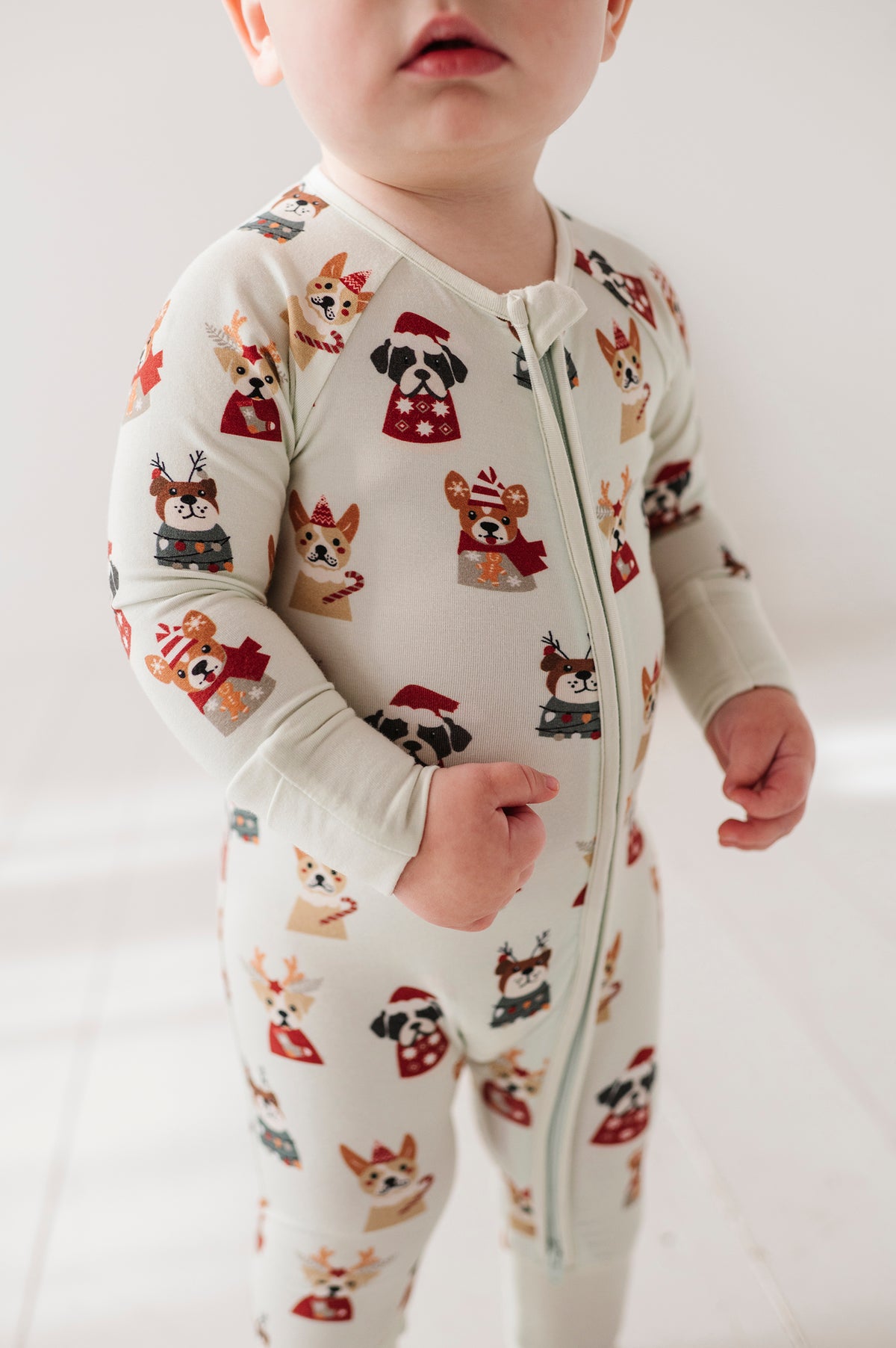 Long Sleeve Zip Romper