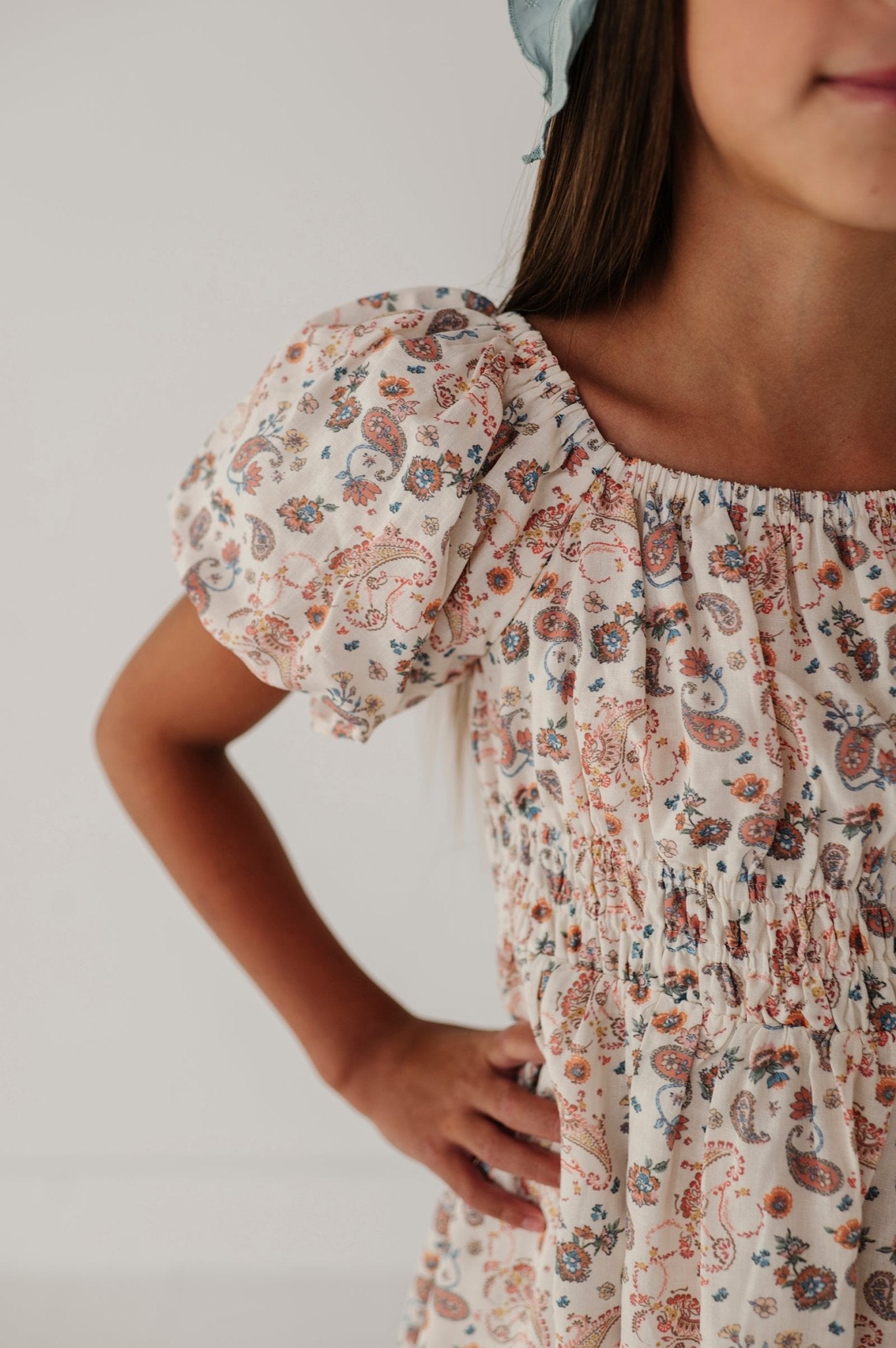 Peasant Bubble Sleeve Dress - babysprouts clothing company