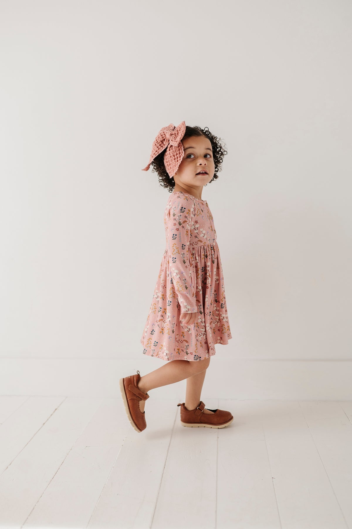 Long Sleeve Henley Dress