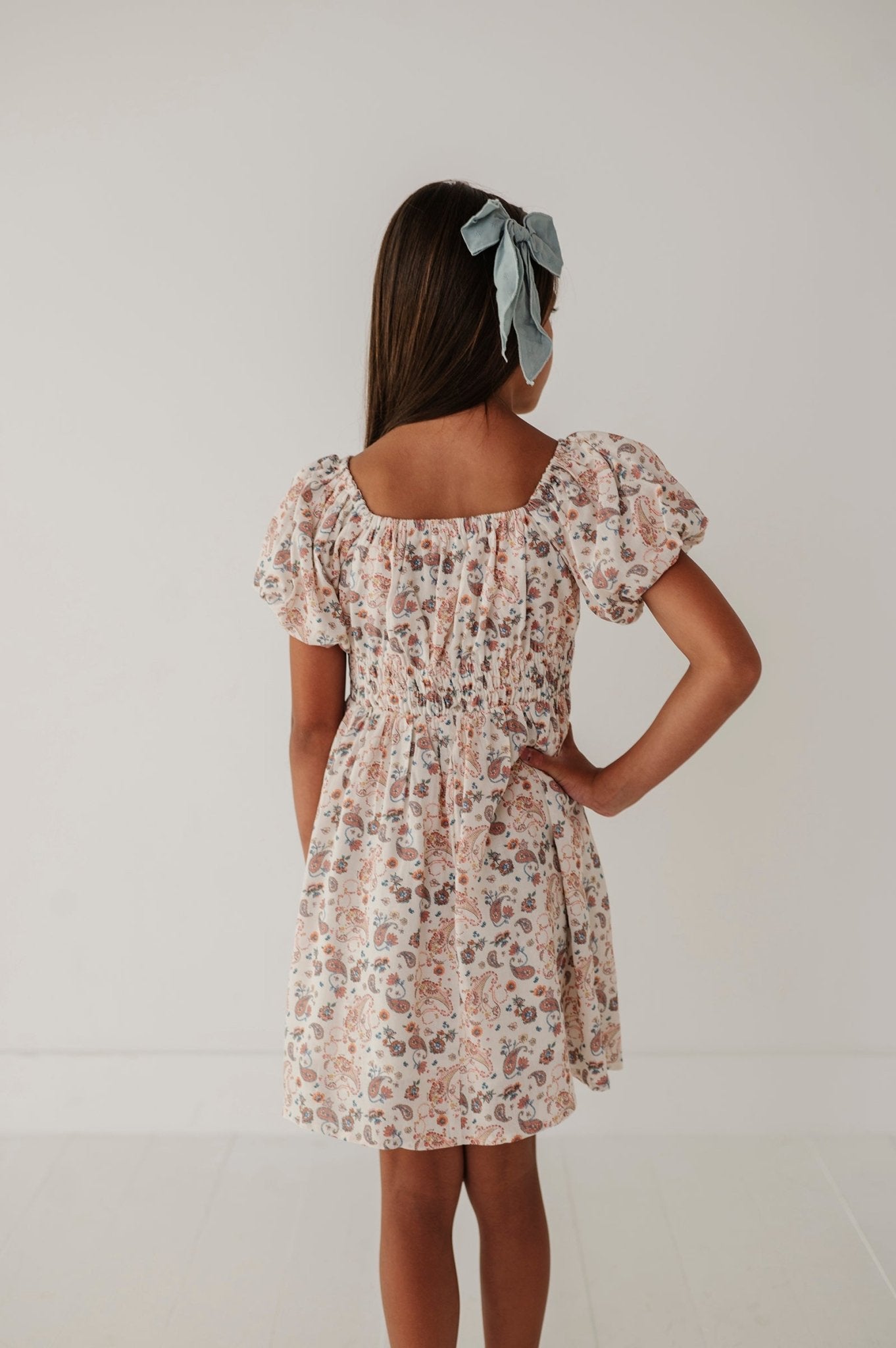 Peasant Bubble Sleeve Dress - babysprouts clothing company