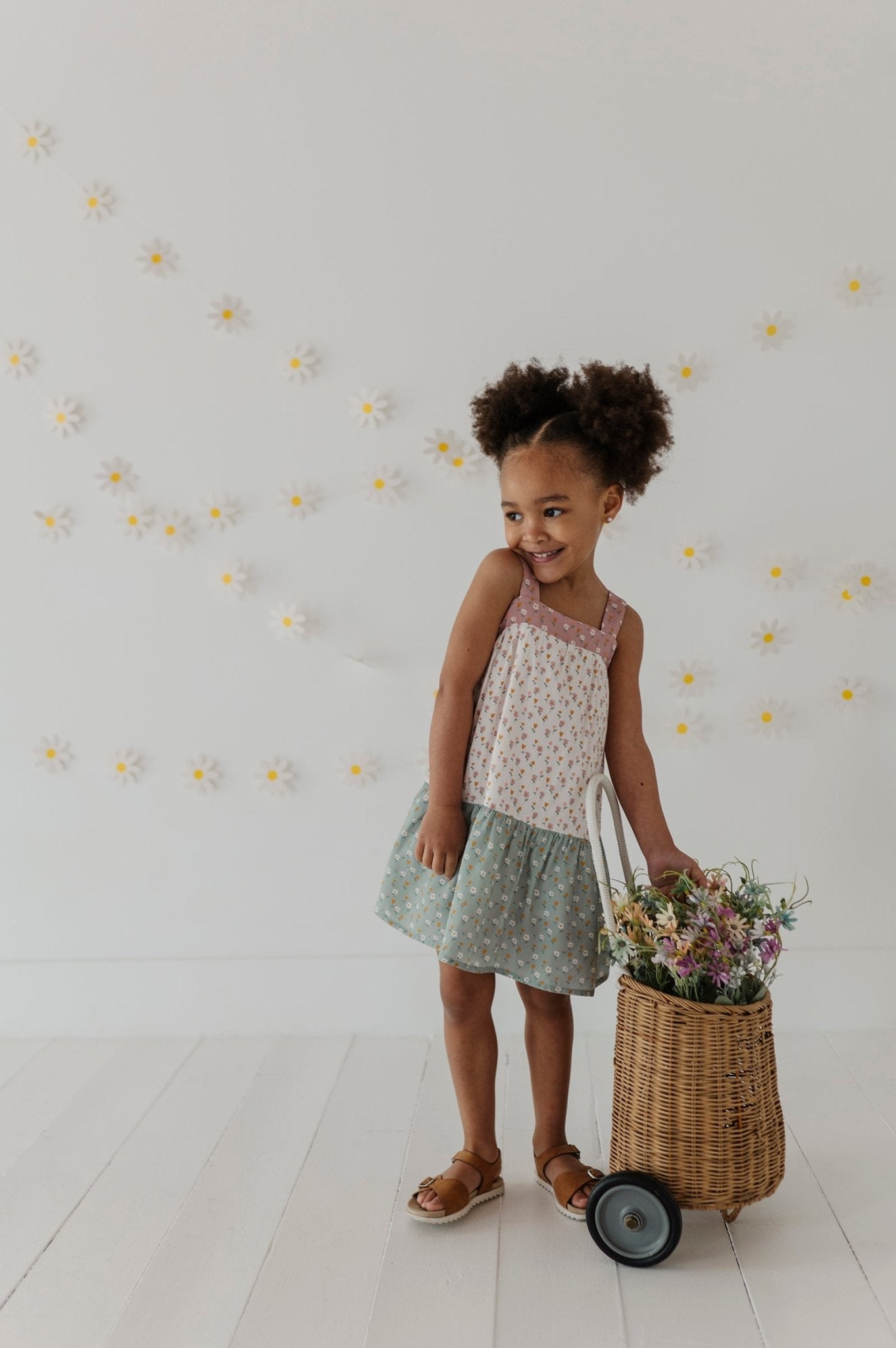 Wide Strap Dress - babysprouts clothing company