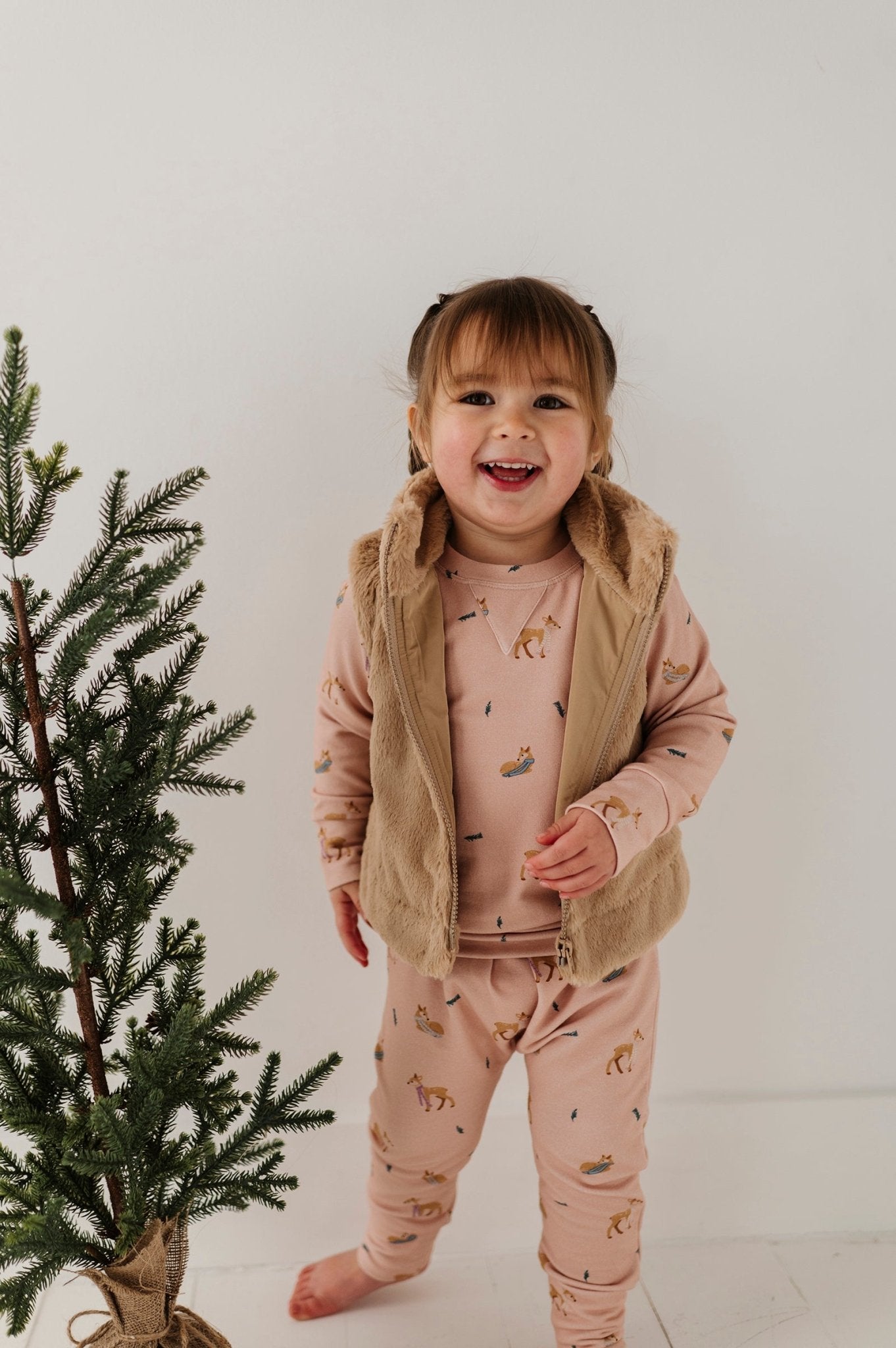 Girl's Fur Vest - babysprouts clothing company