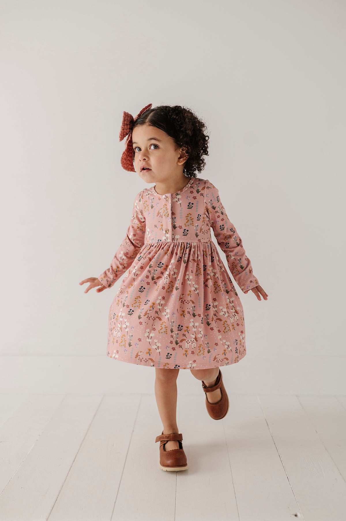 Long Sleeve Henley Dress