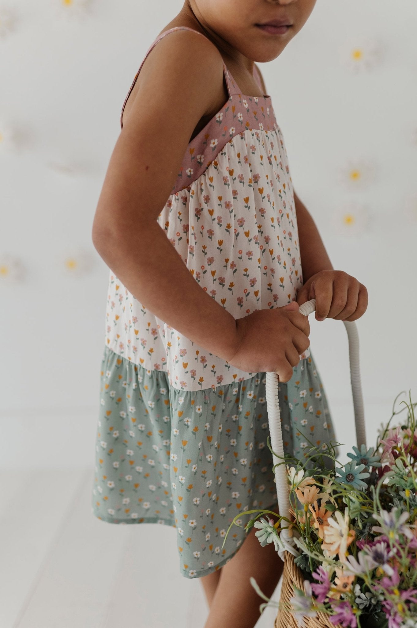Wide Strap Dress - babysprouts clothing company