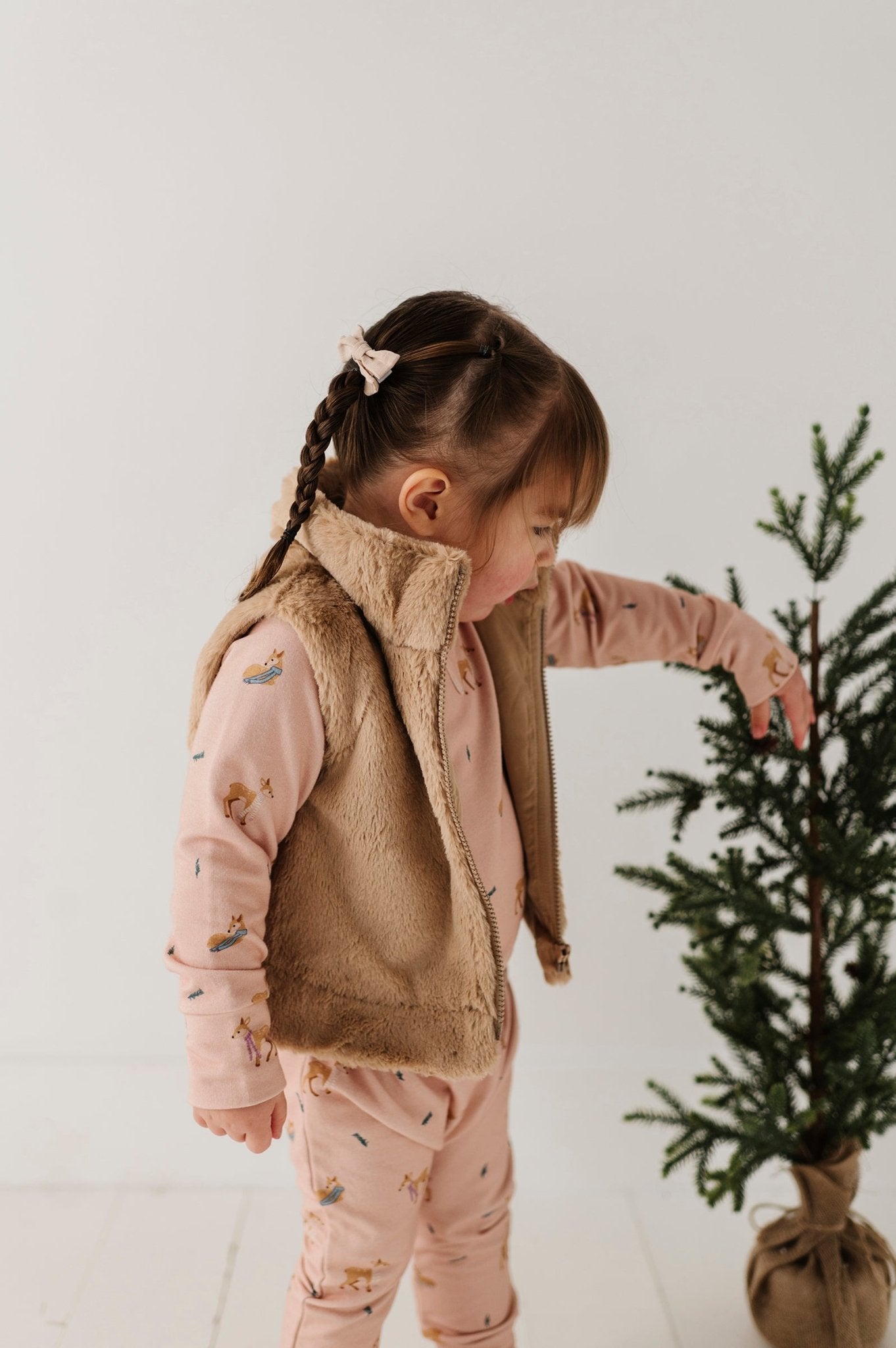 Girl's Fur Vest - babysprouts clothing company
