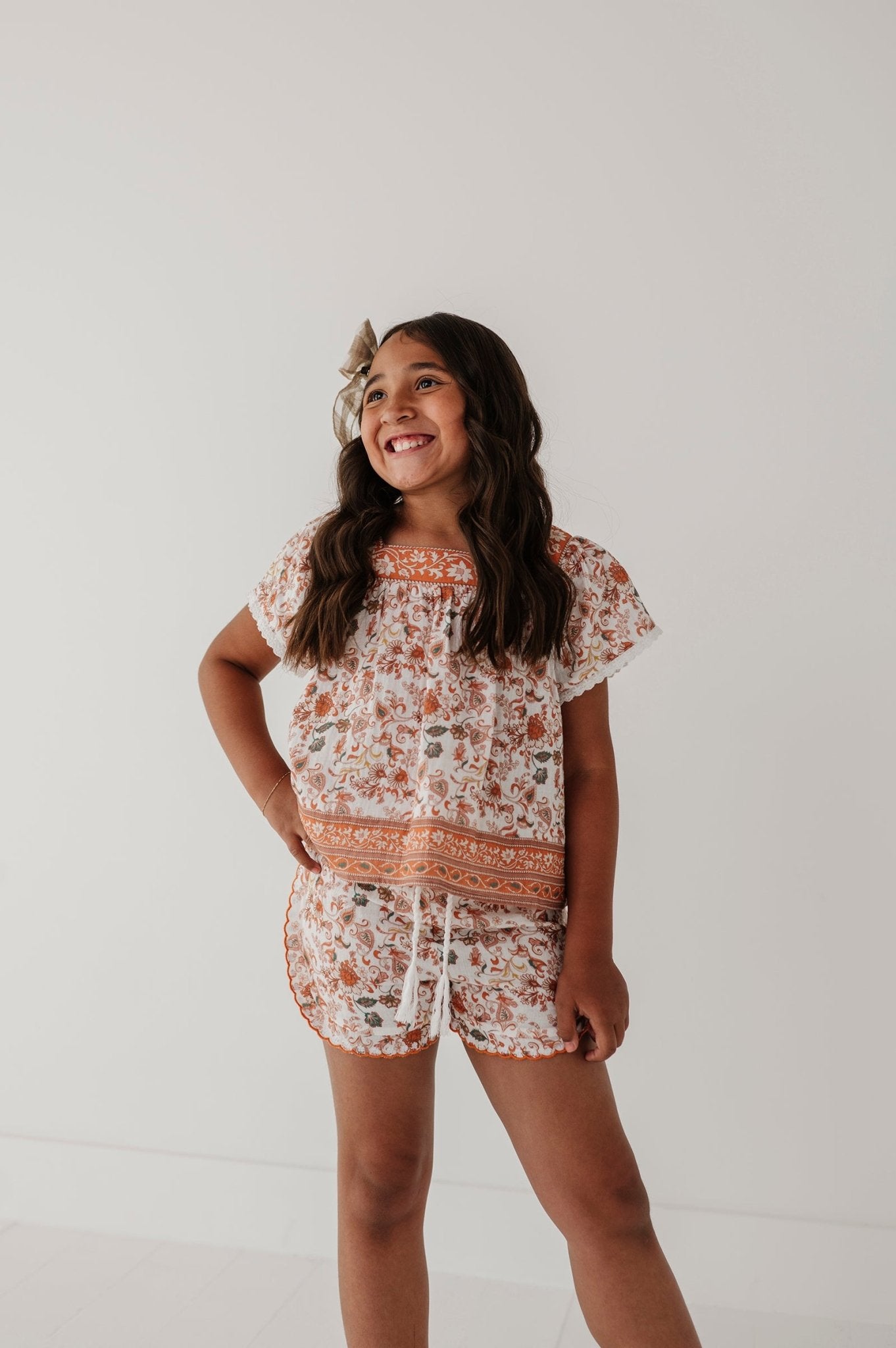 Embroidery Shorts - babysprouts clothing company