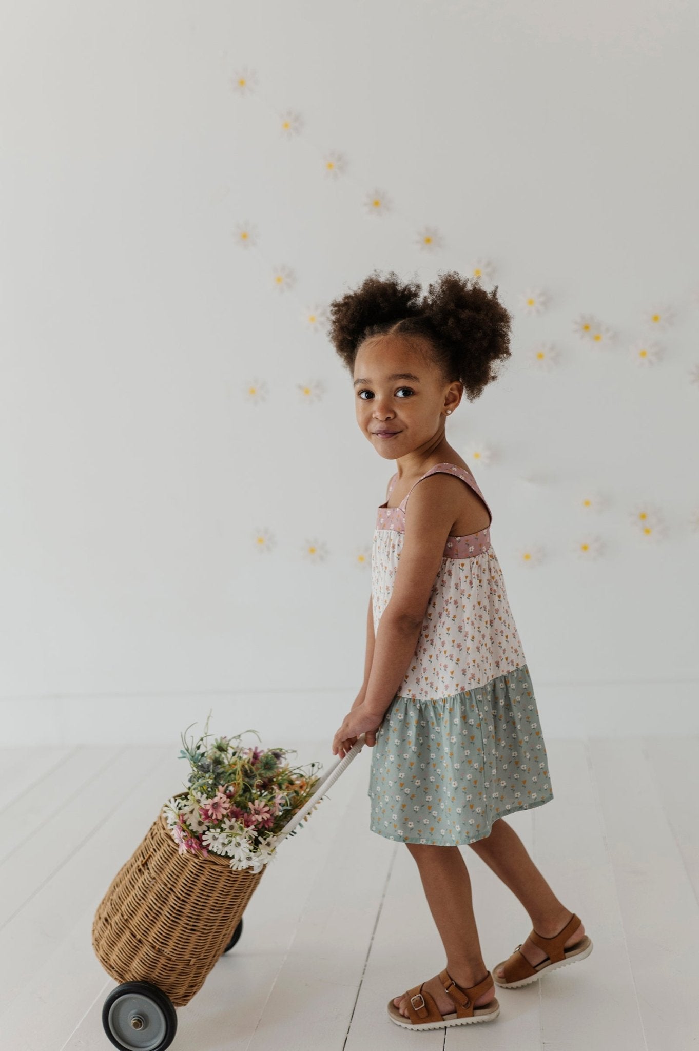 Wide Strap Dress - babysprouts clothing company