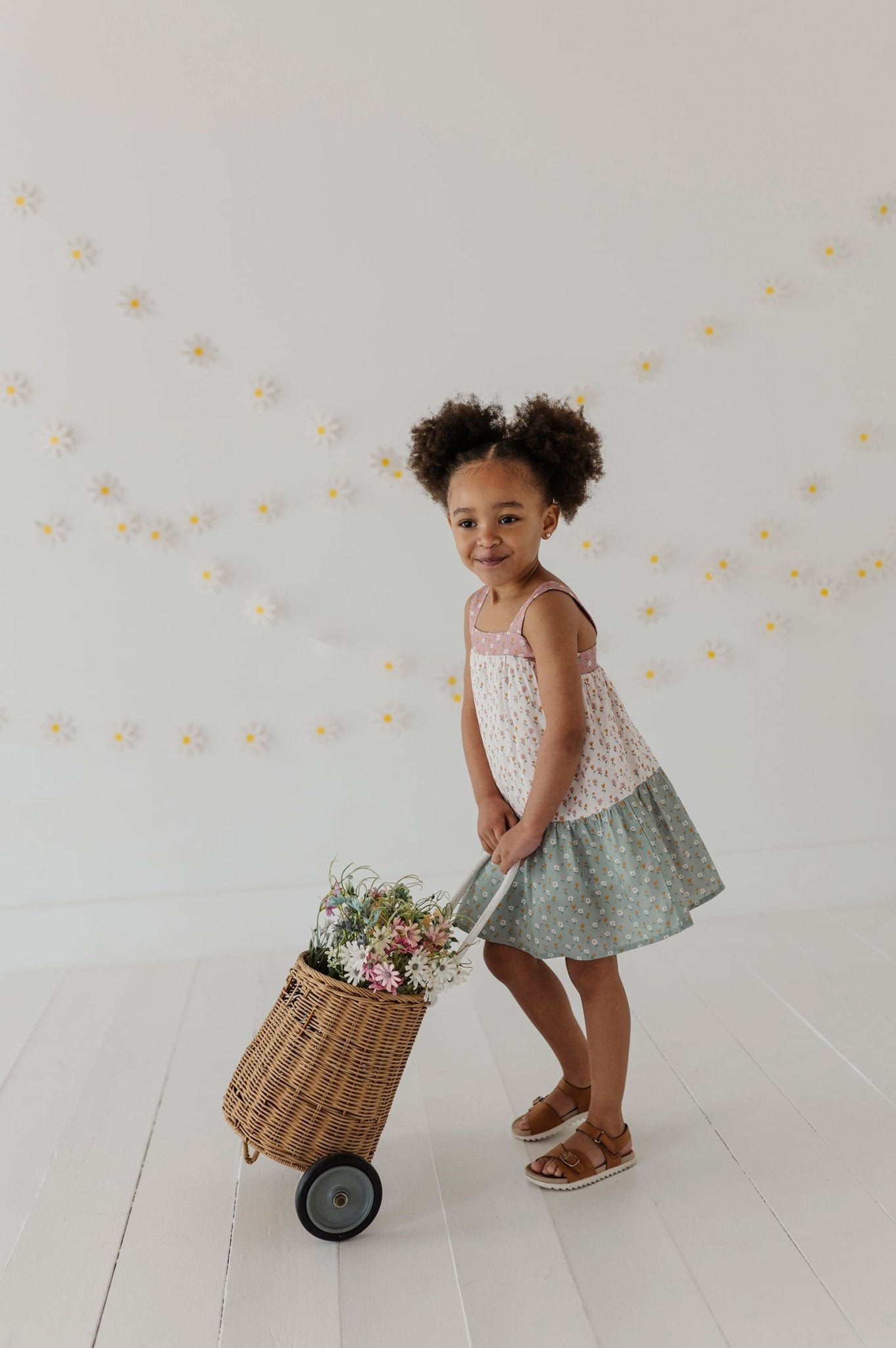 Wide Strap Dress - babysprouts clothing company