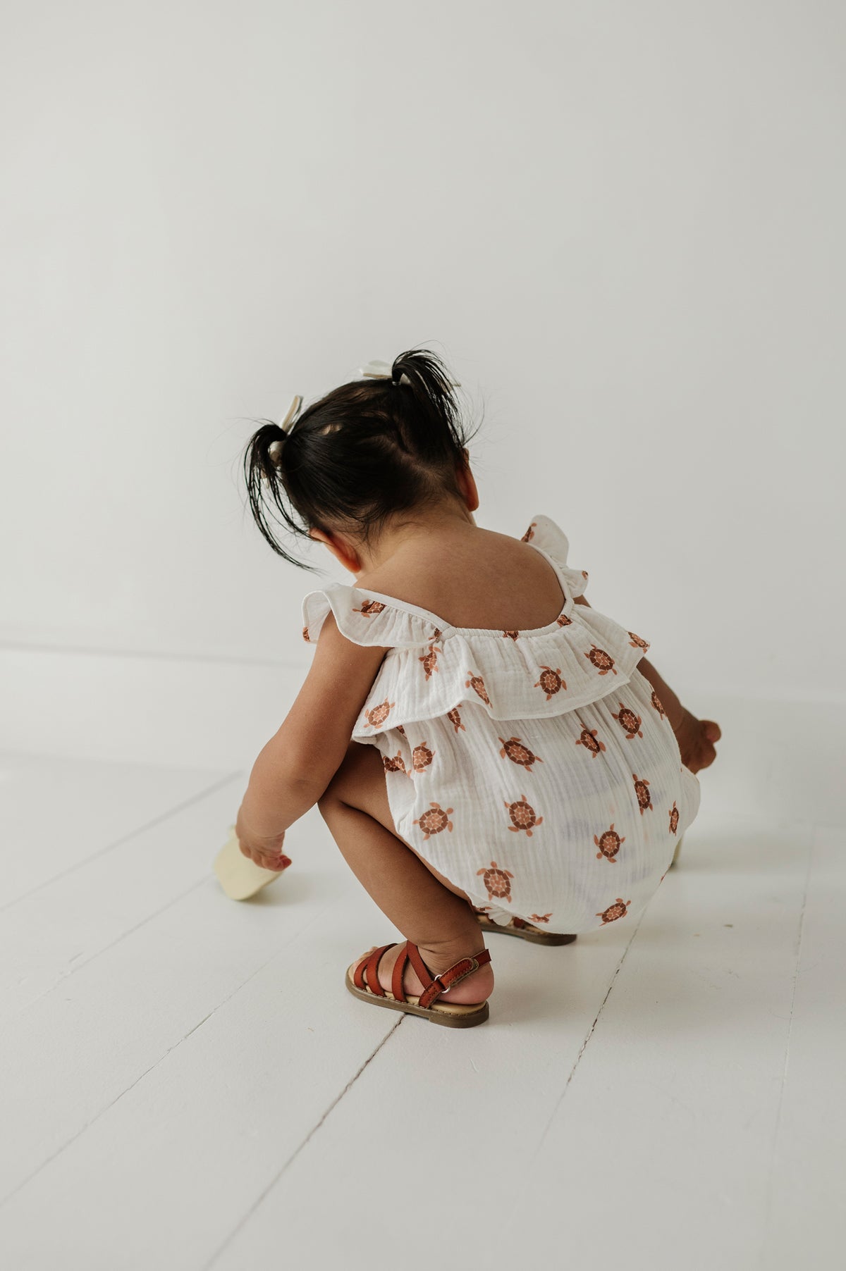 Gauze Bubble Romper
