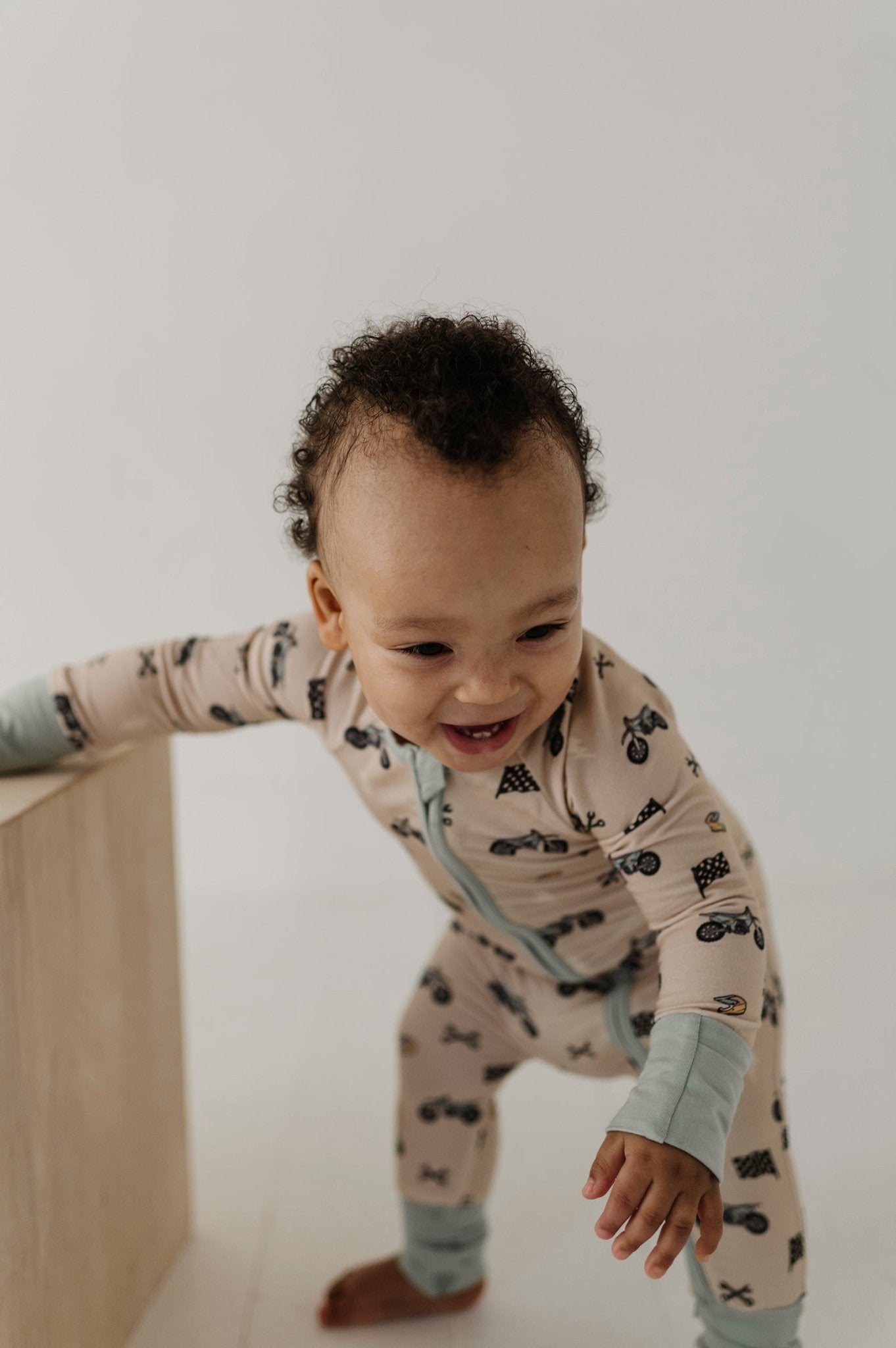 Long Sleeve Zip Romper - babysprouts clothing company