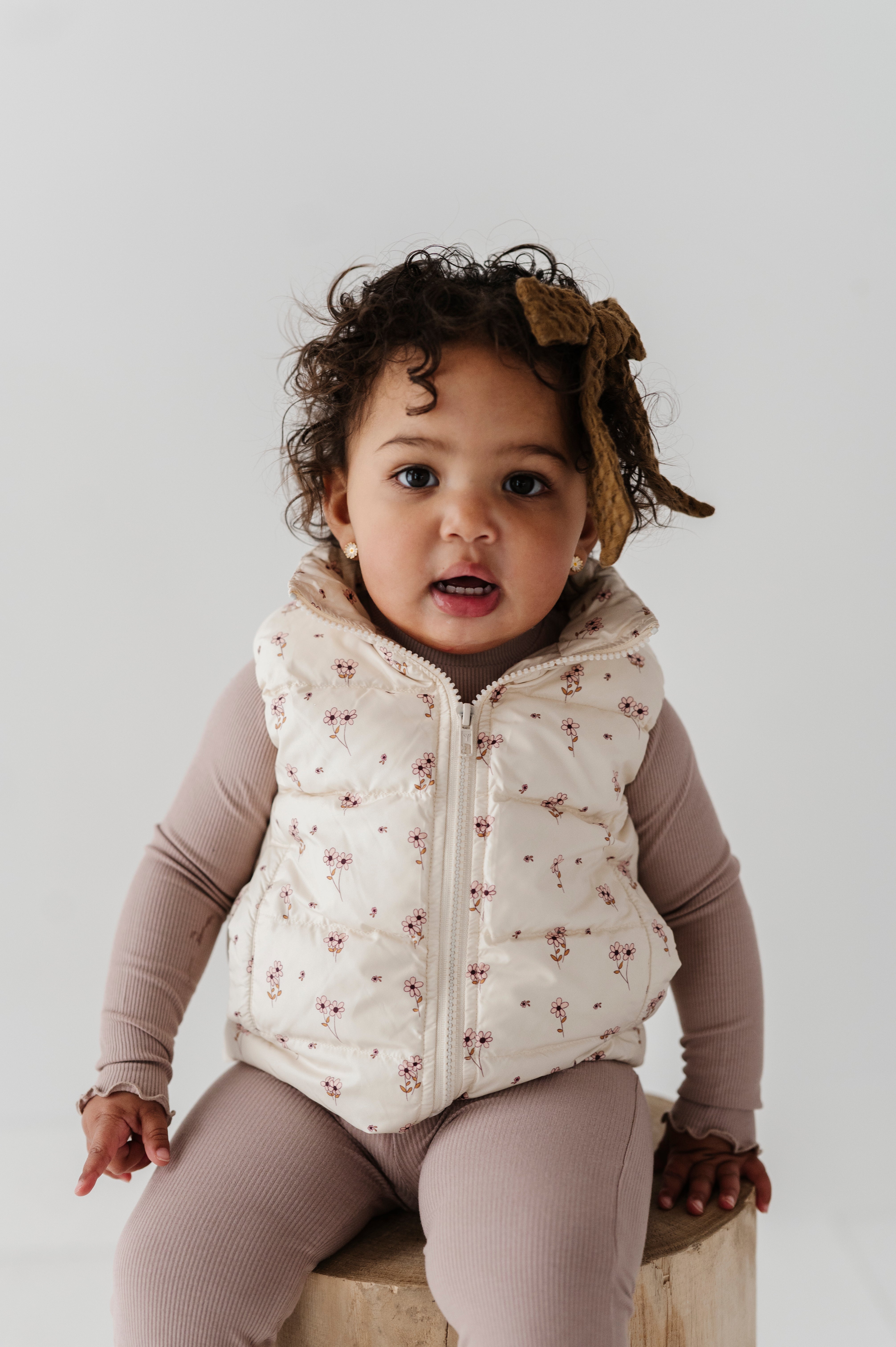 Baby girl puffer vest on sale