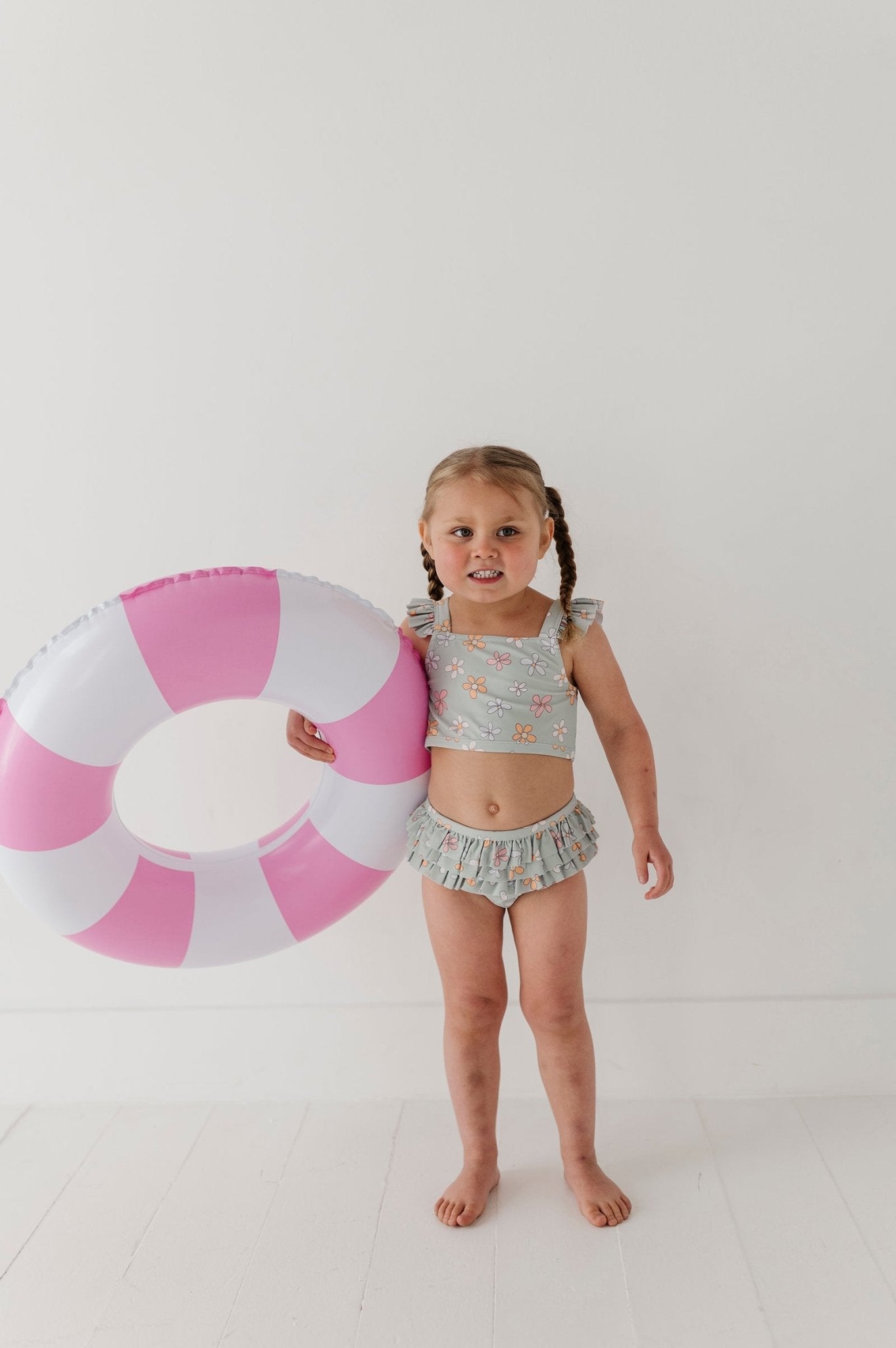 Girl's Two - Piece Ruffle Swimsuit - babysprouts clothing company