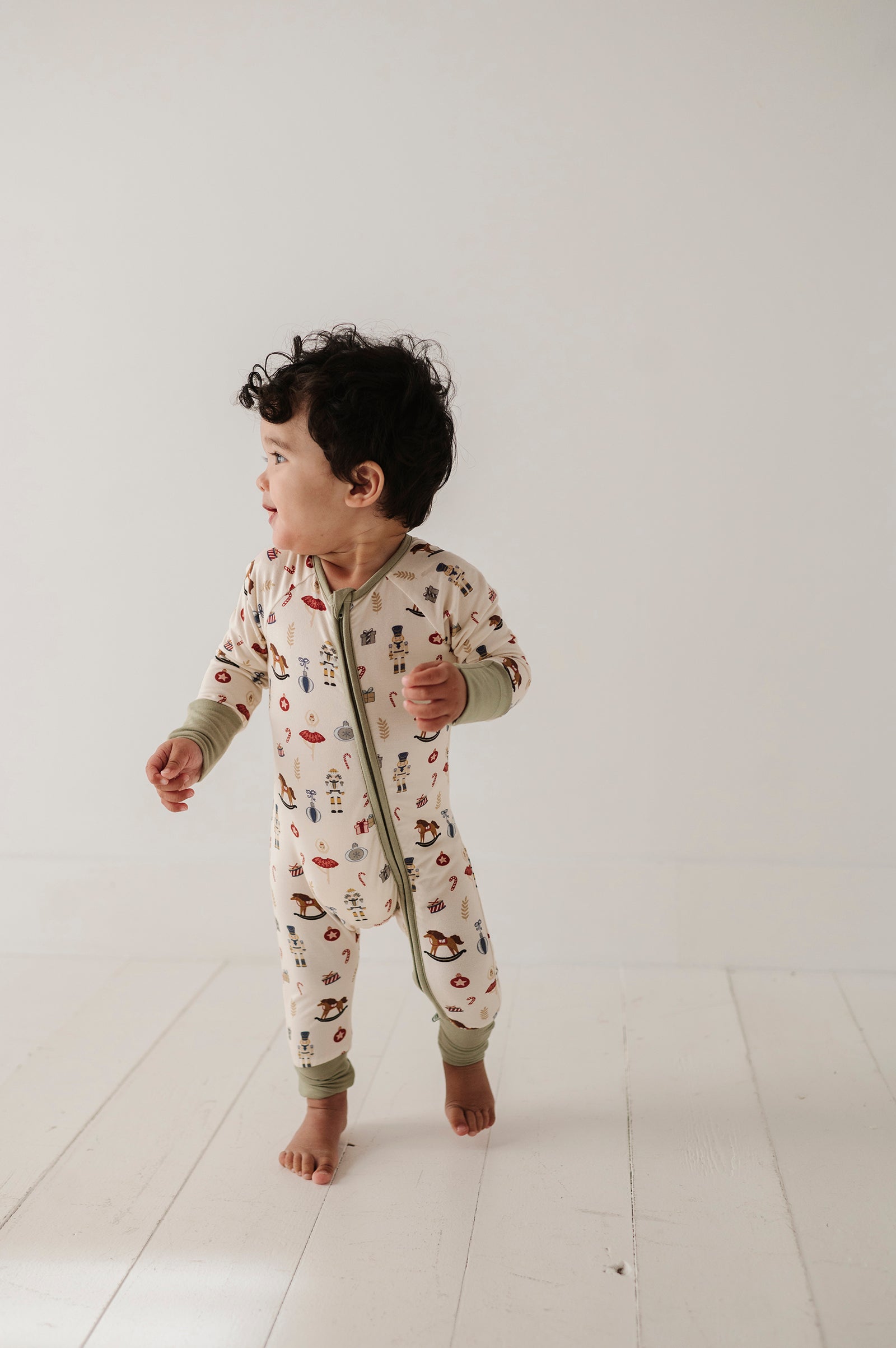 Long Sleeve Zip Romper