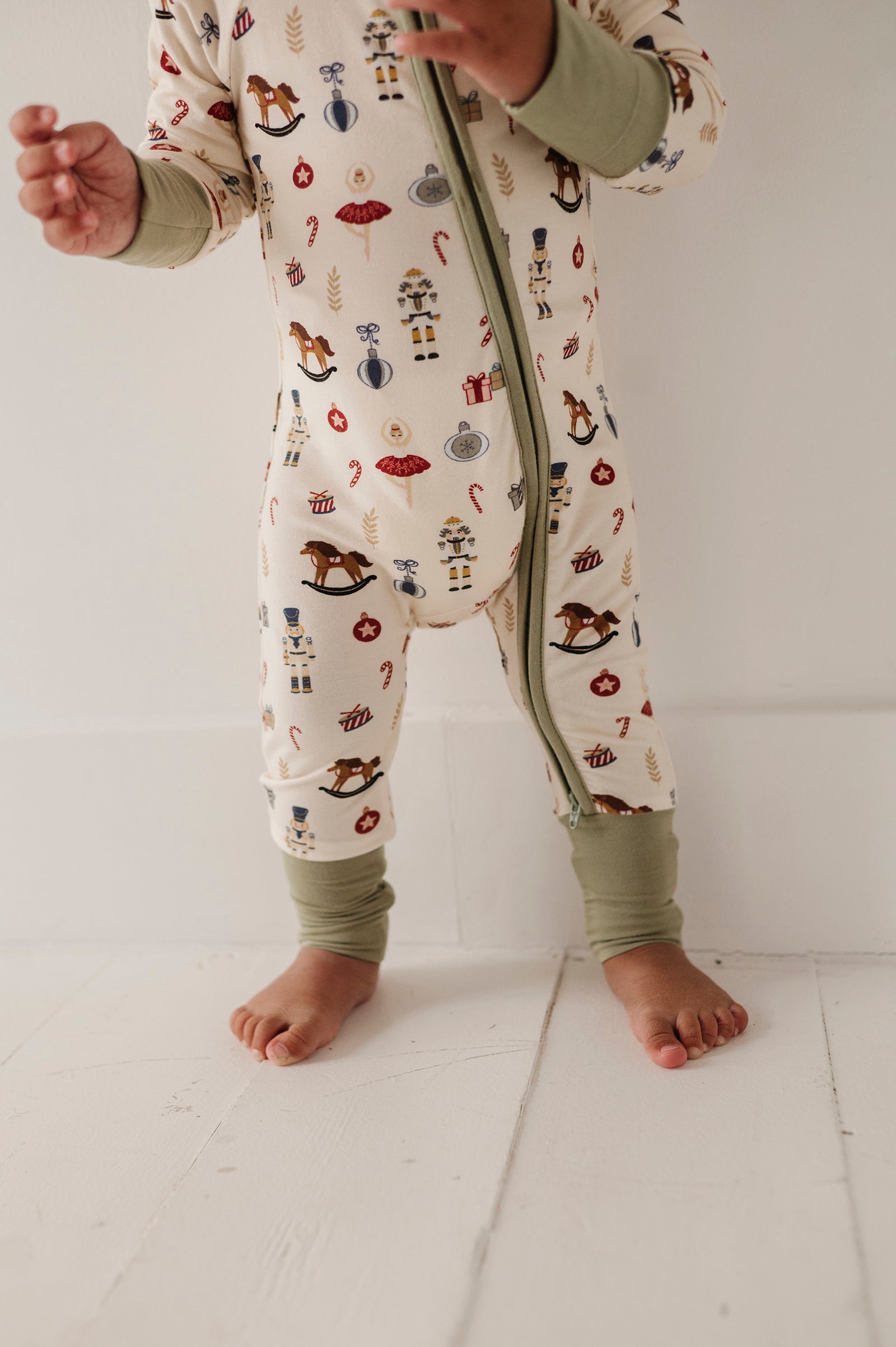 Long Sleeve Zip Romper