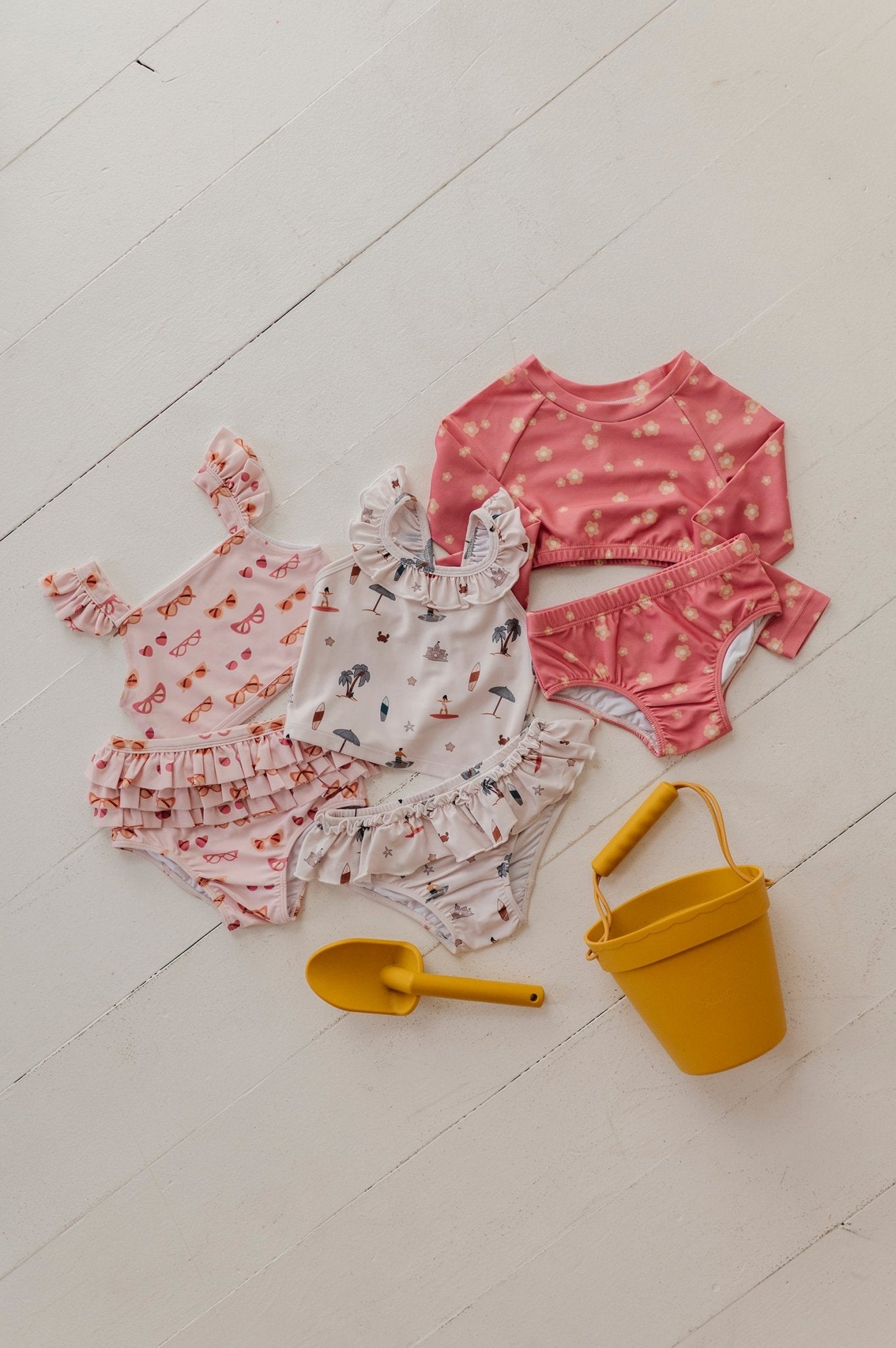 Girl's Two - Piece Swim Set - babysprouts clothing company