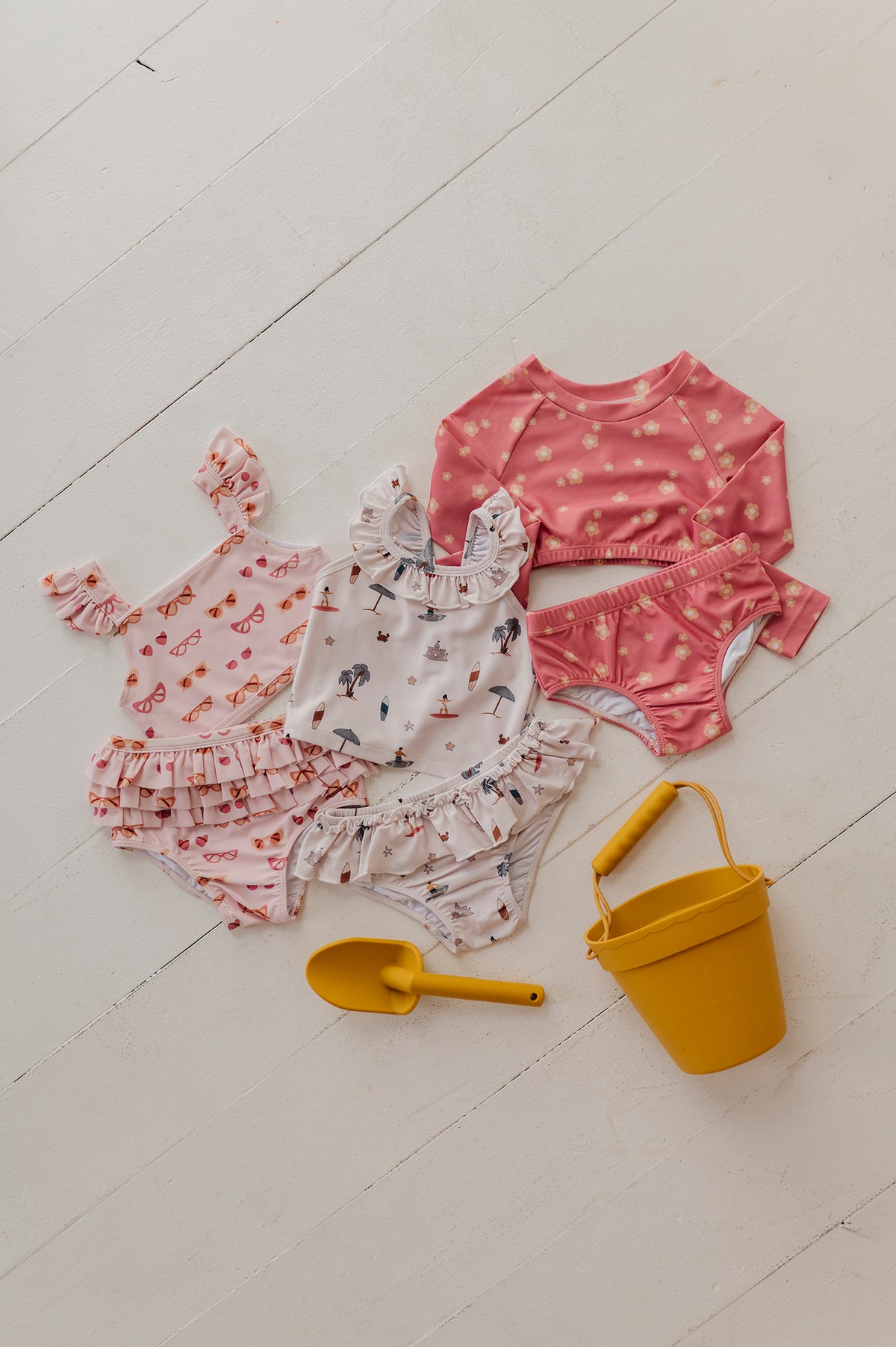 Girl's Two-Piece Tankini Swim Set