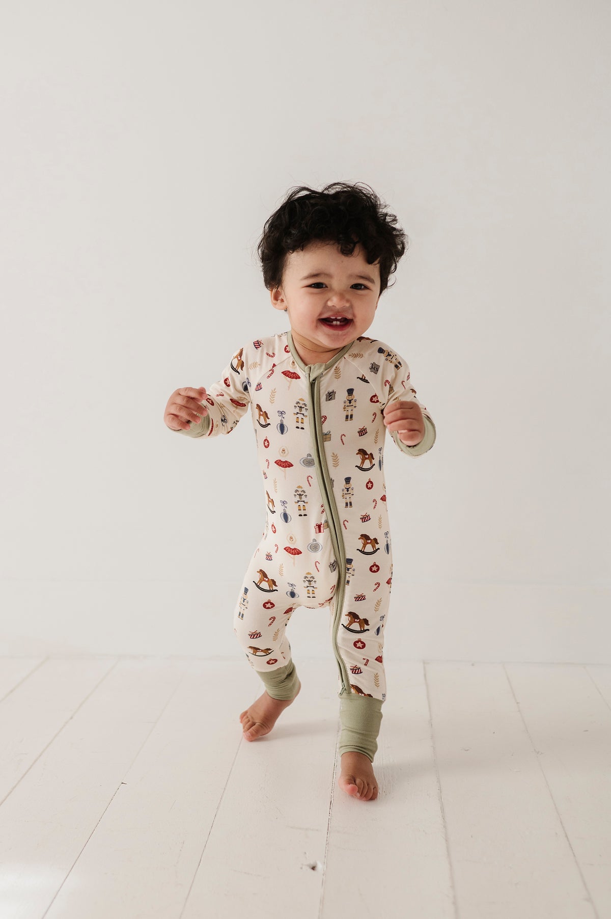 Long Sleeve Zip Romper