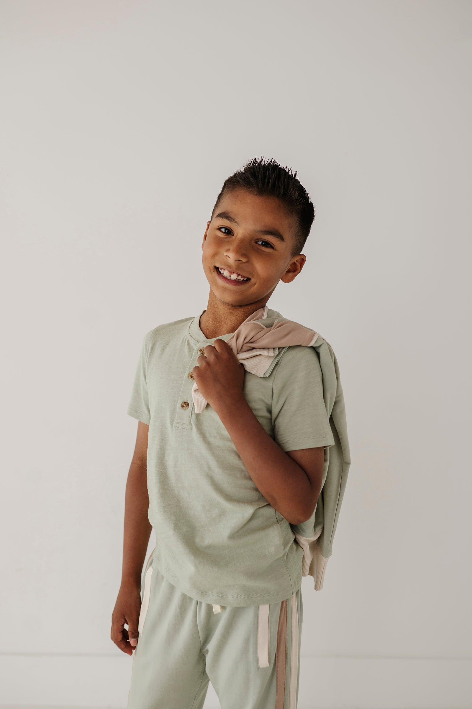 Short Sleeve Henley Shirt