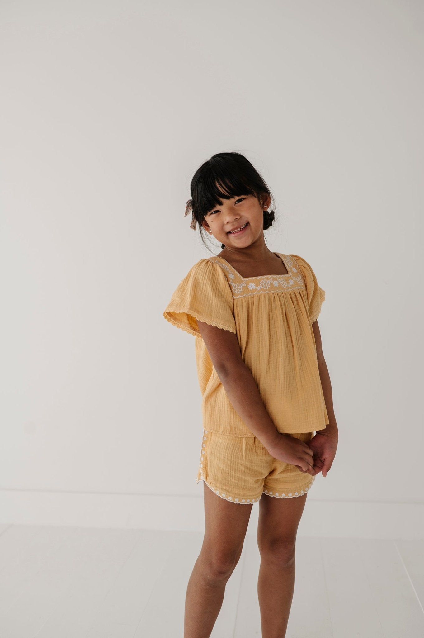 Square Neck Peasant Top - babysprouts clothing company