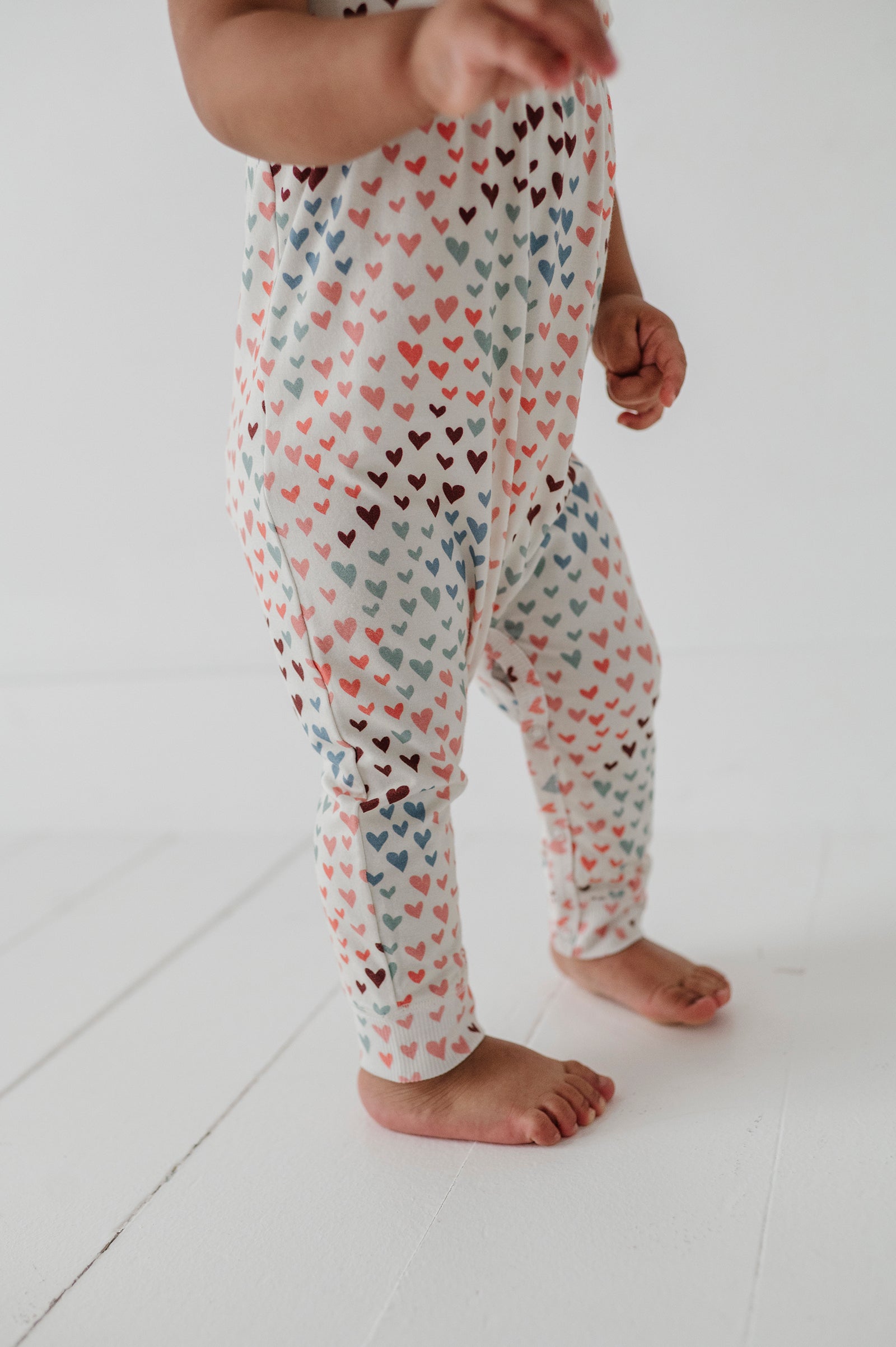 Girl's Short Sleeve Pant Romper