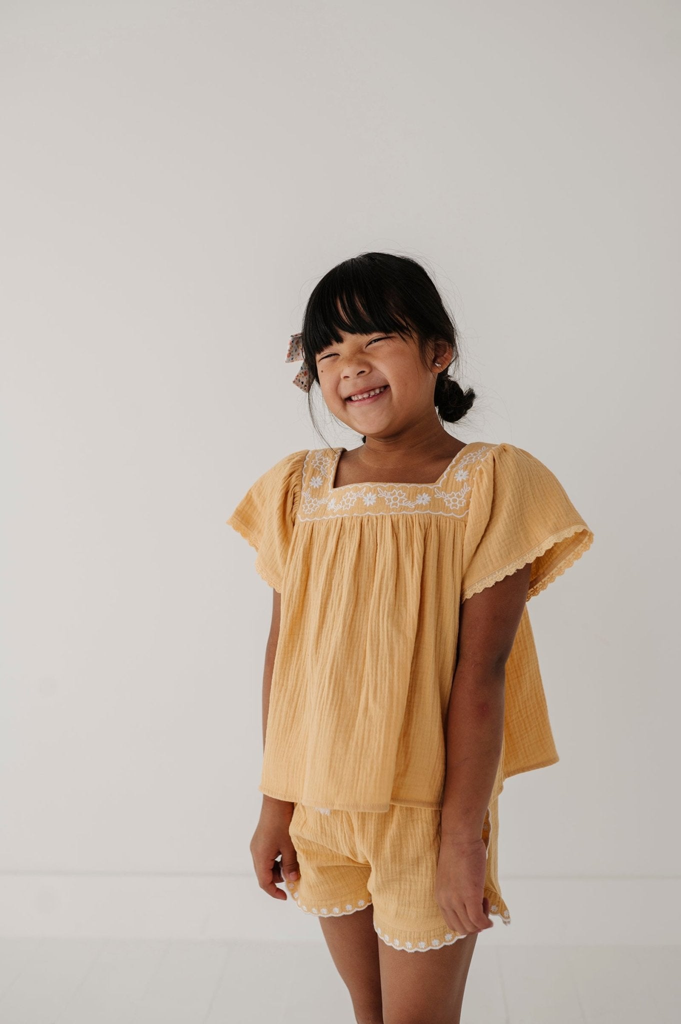 Square Neck Peasant Top - babysprouts clothing company