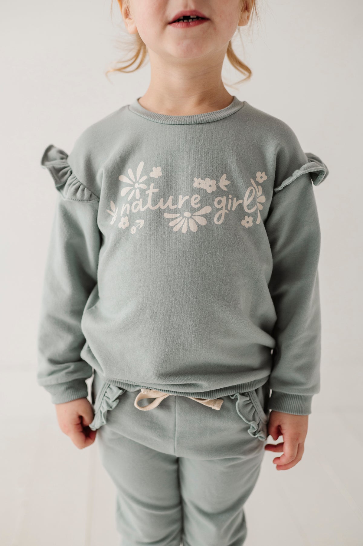 Ruffle Sweatshirt