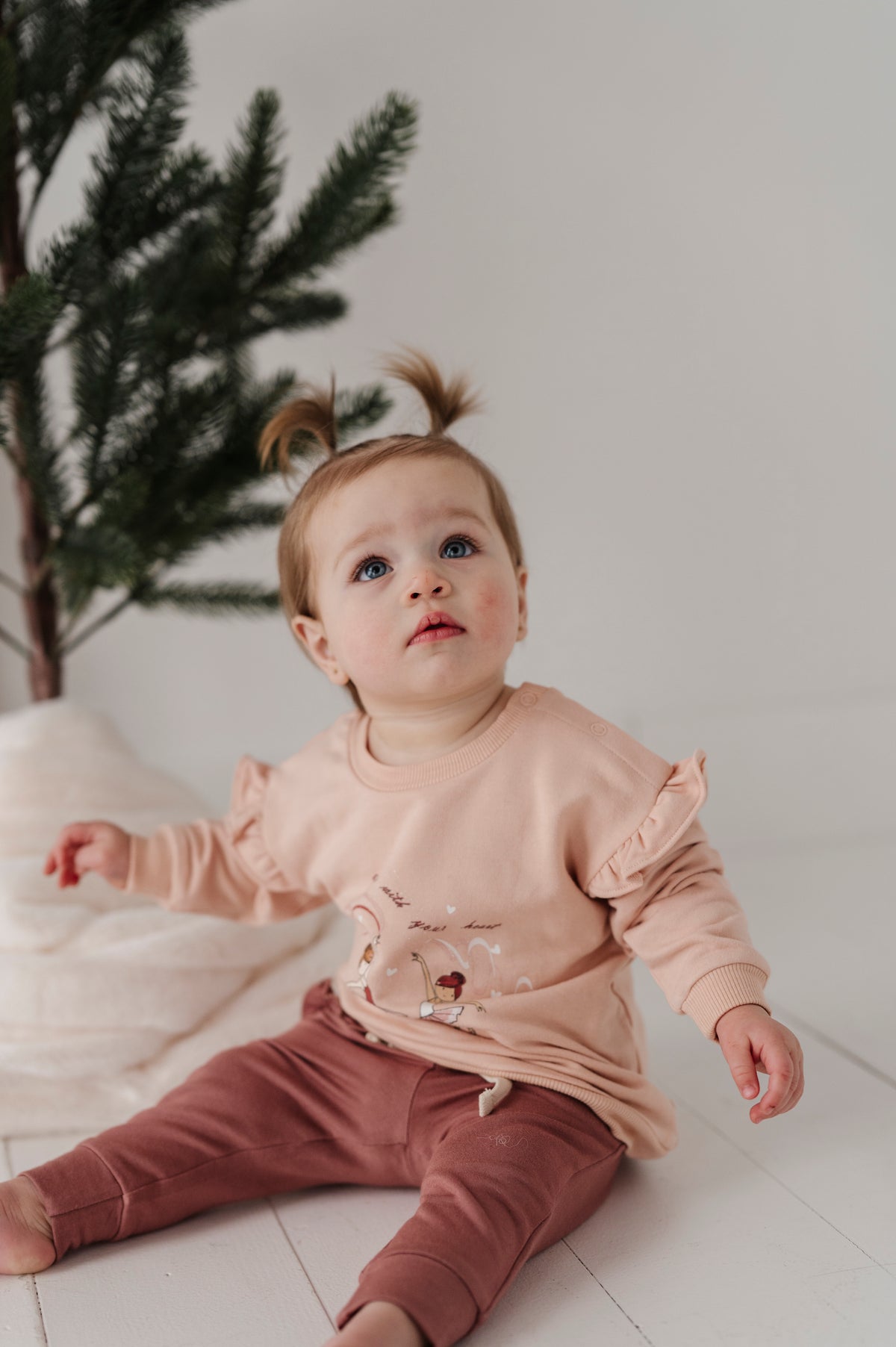 Ruffle Sweatshirt
