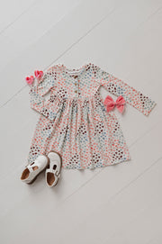 Long Sleeve Henley Dress