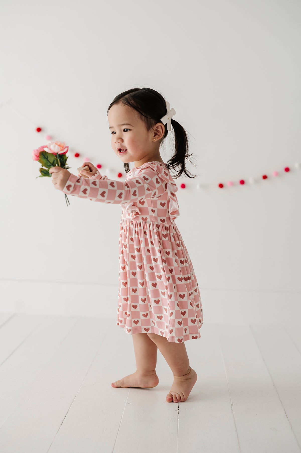 Long Sleeve Ruffle Dress
