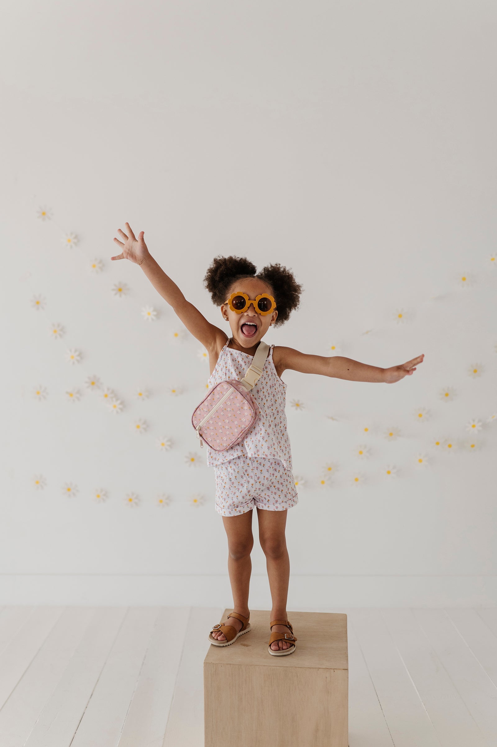 Girl's Gauze Tank & Short Set