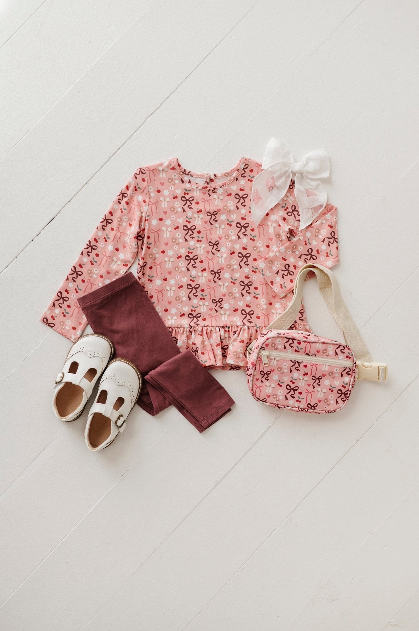Long Sleeve Peplum Set - babysprouts clothing company