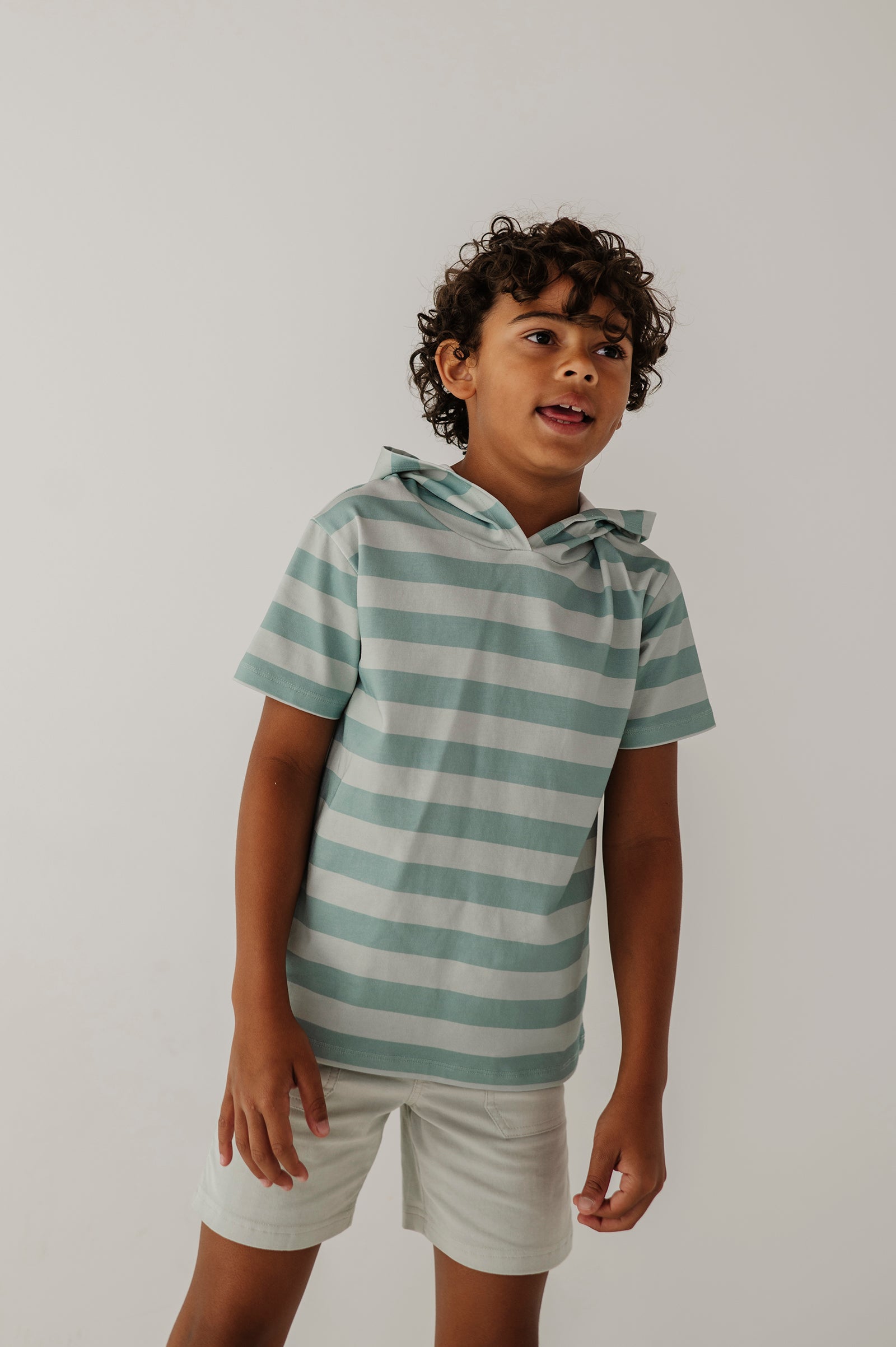 Short Sleeve Hoodie Pullover