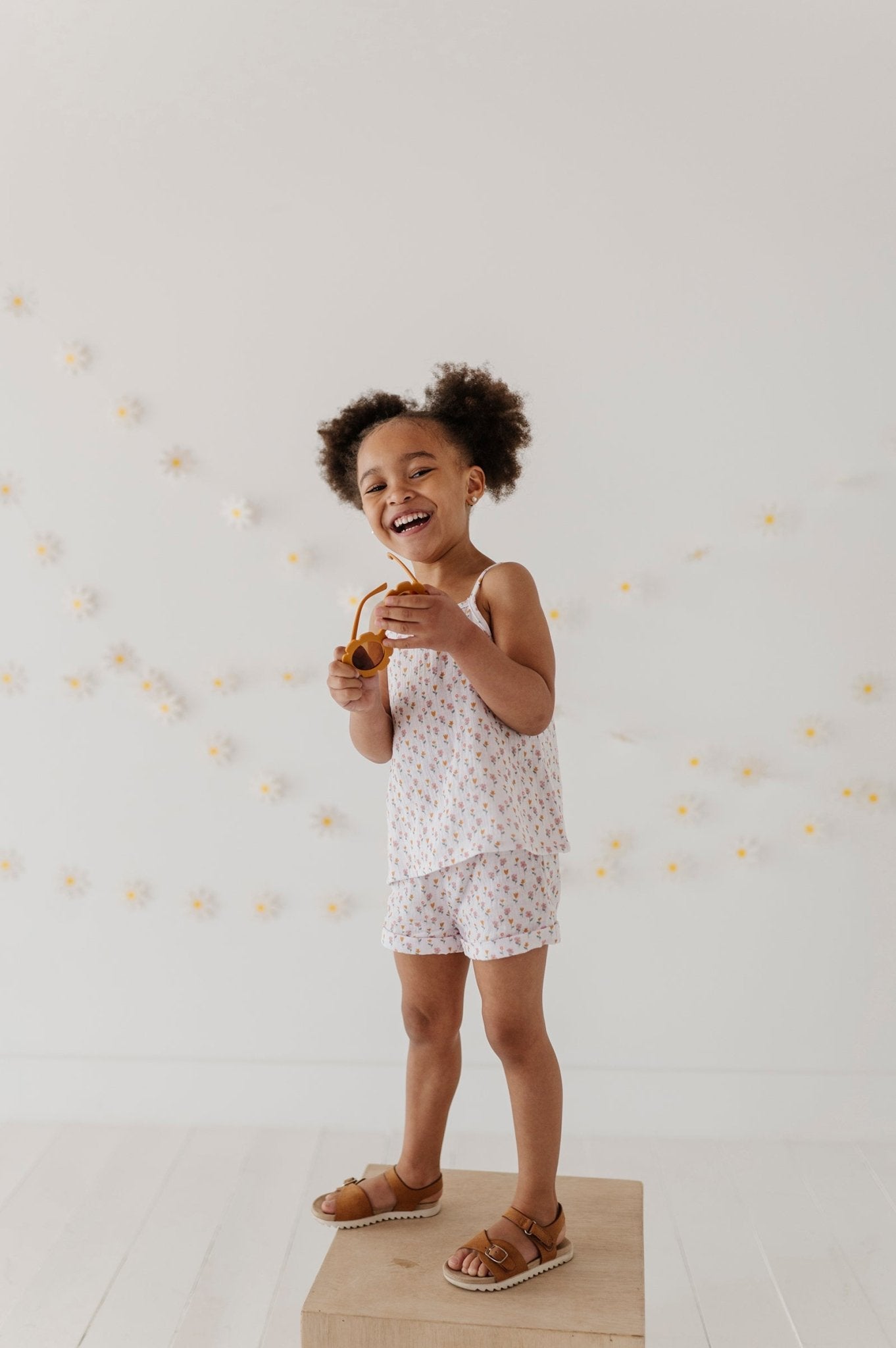 Girl's Gauze Tank & Short Set - babysprouts clothing company