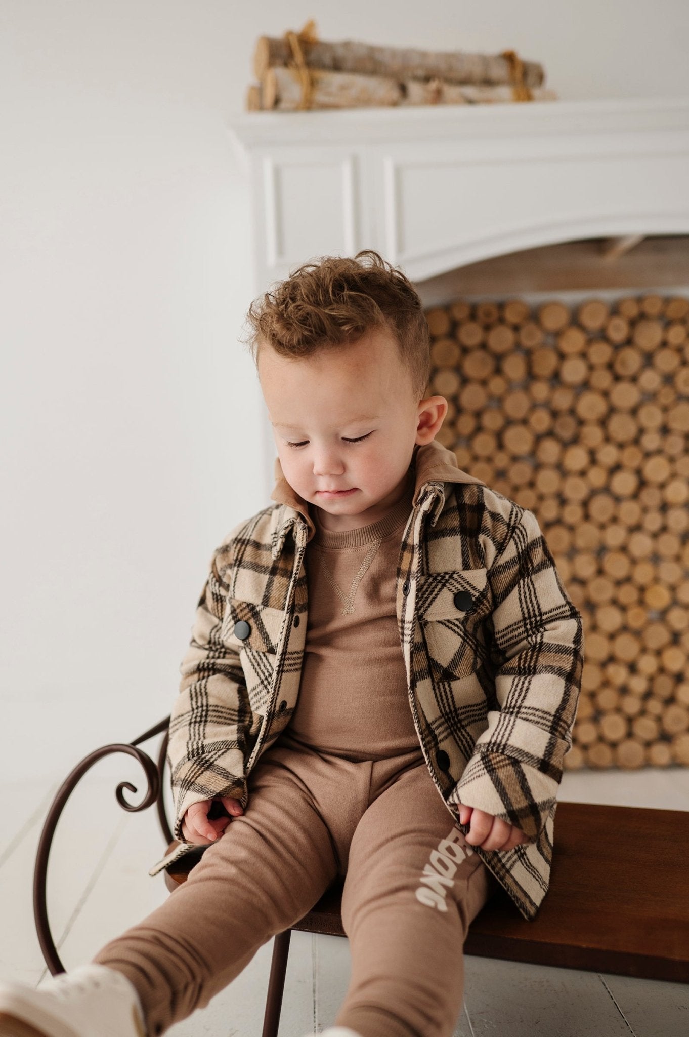 Kid's Hooded Shacket - babysprouts clothing company