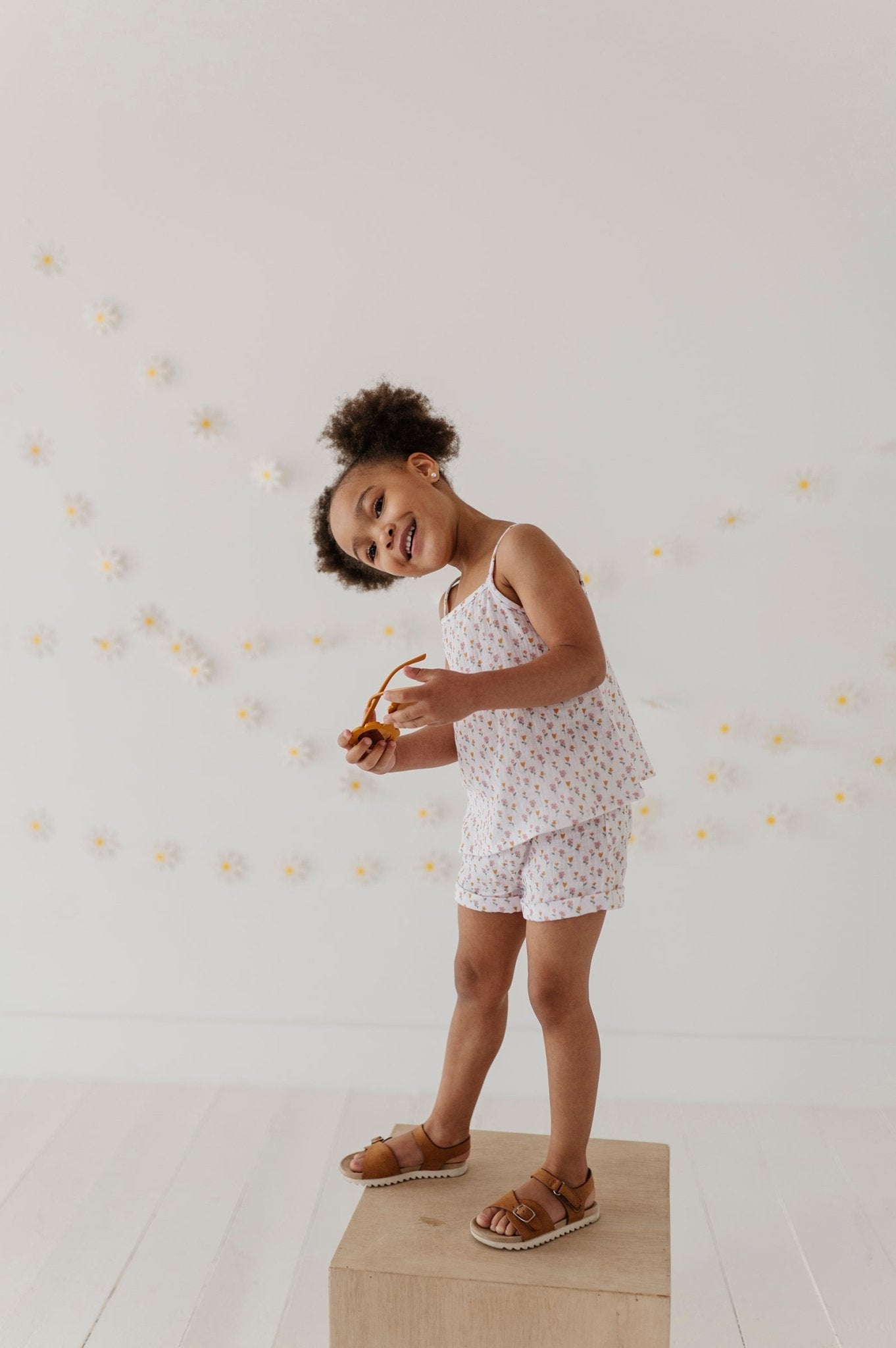 Girl's Gauze Tank & Short Set - babysprouts clothing company