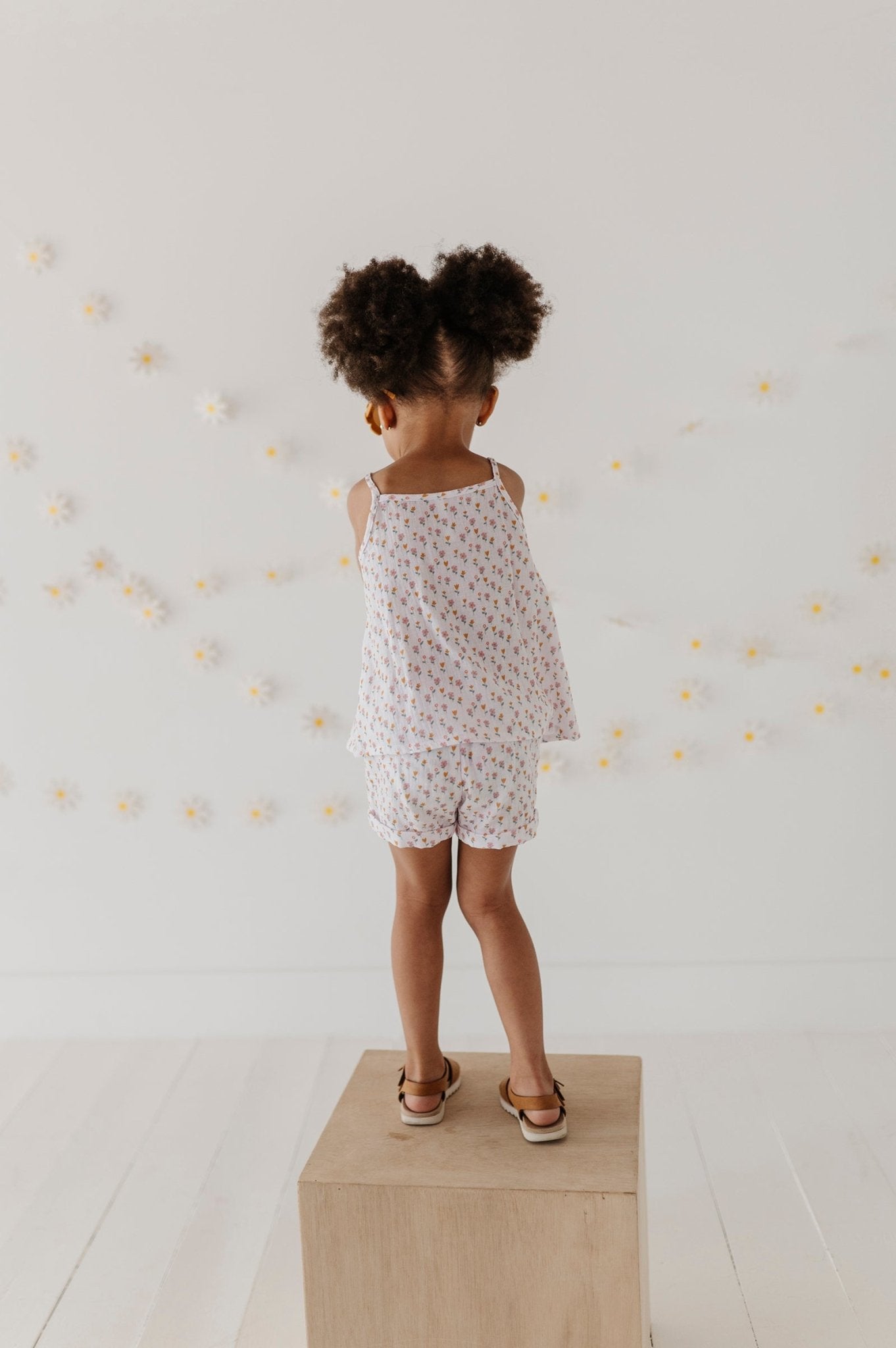 Girl's Gauze Tank & Short Set - babysprouts clothing company