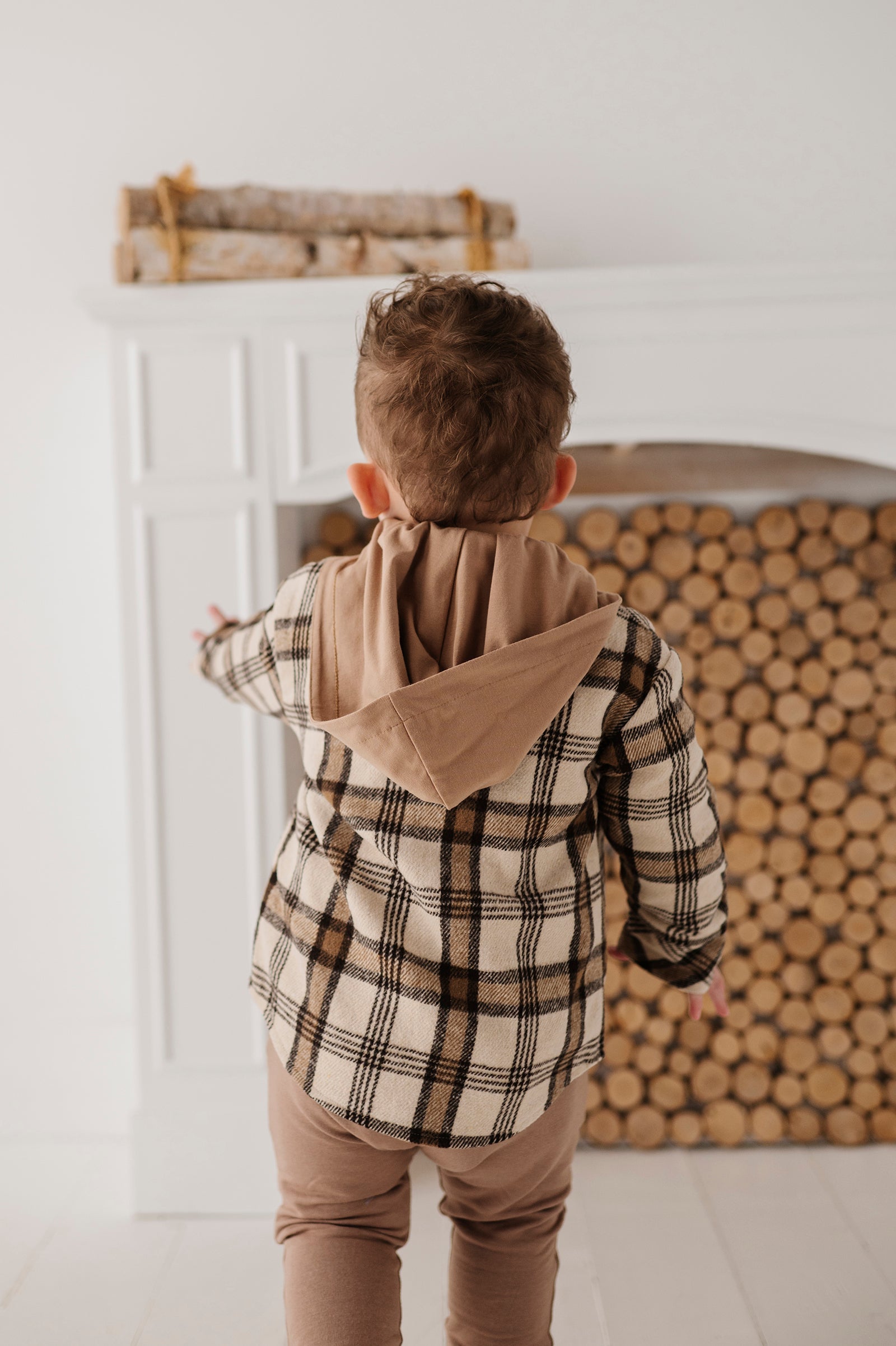 Kid's Hooded Shacket