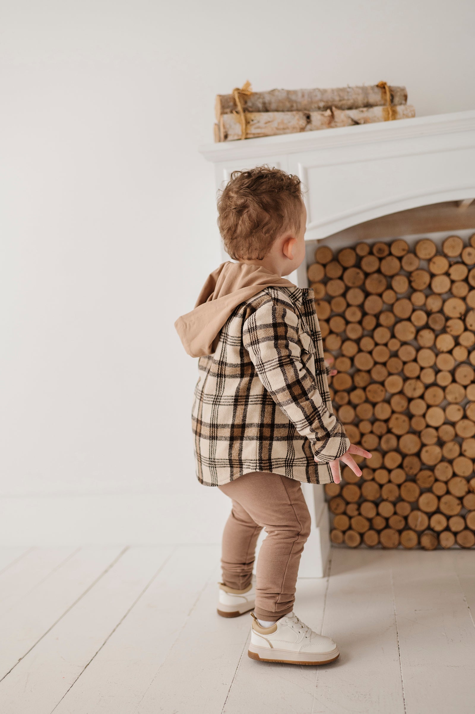 Kid's Hooded Shacket