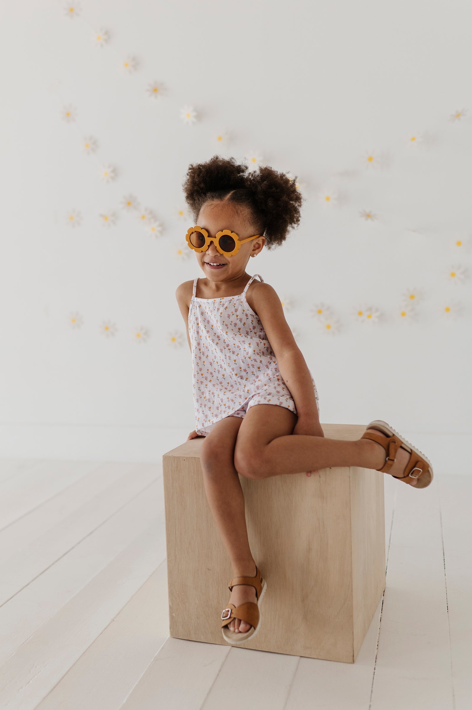 Girl's Gauze Tank & Short Set