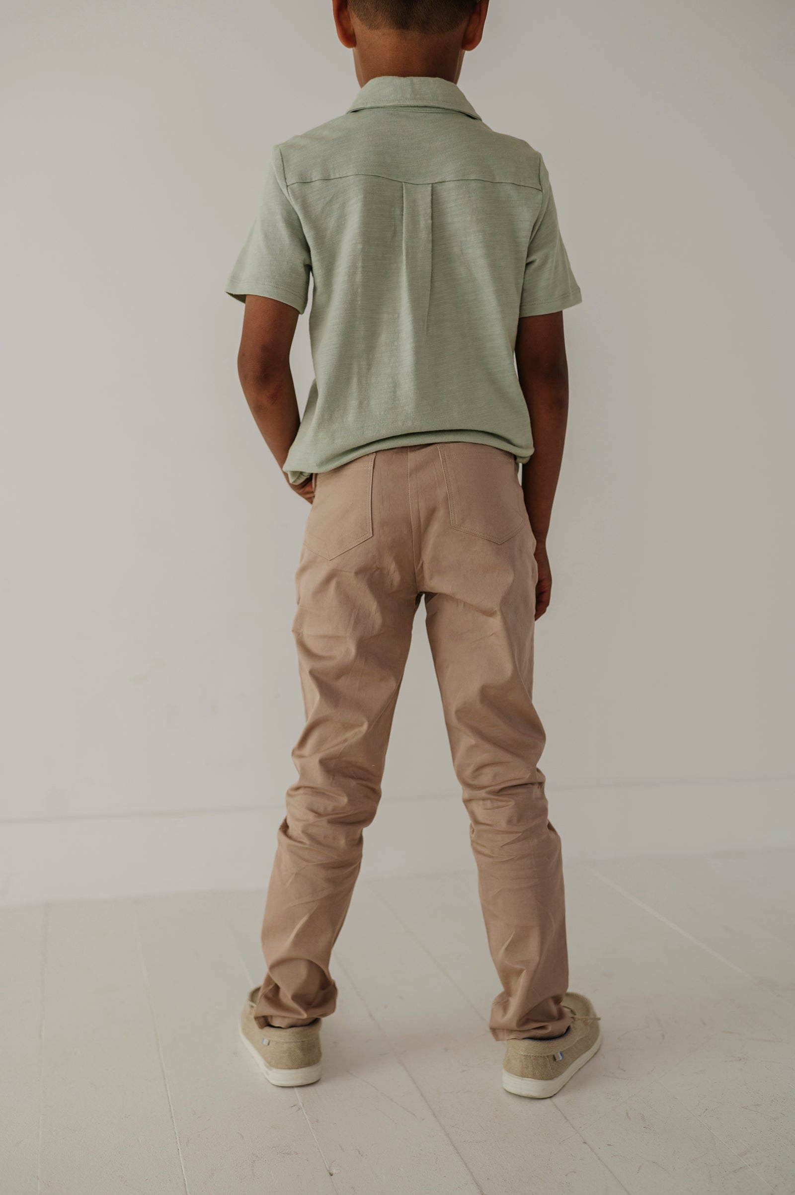 Boy's Collar Button Shirt