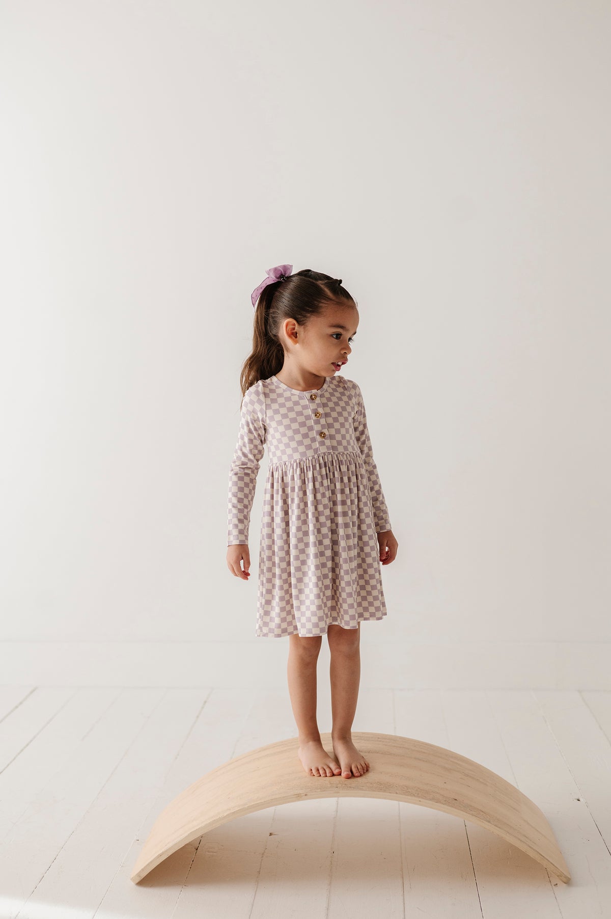 Long Sleeve Henley Dress