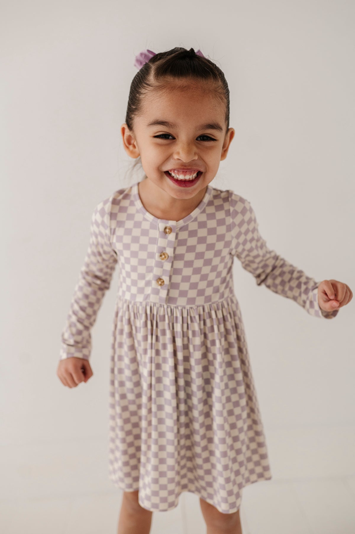 Long Sleeve Henley Dress