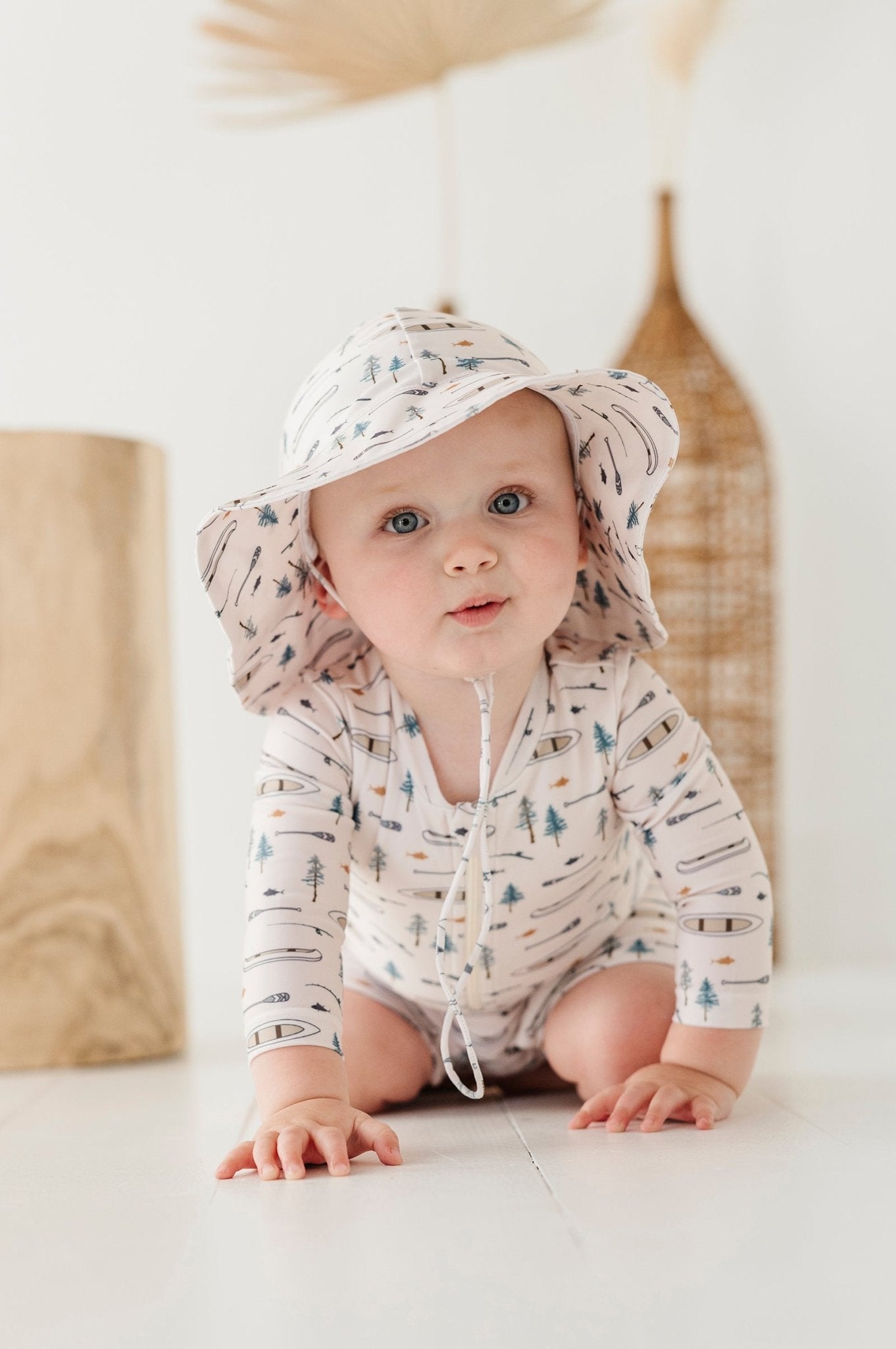 Baby One - Piece Rash Guard Swimsuit - babysprouts clothing company