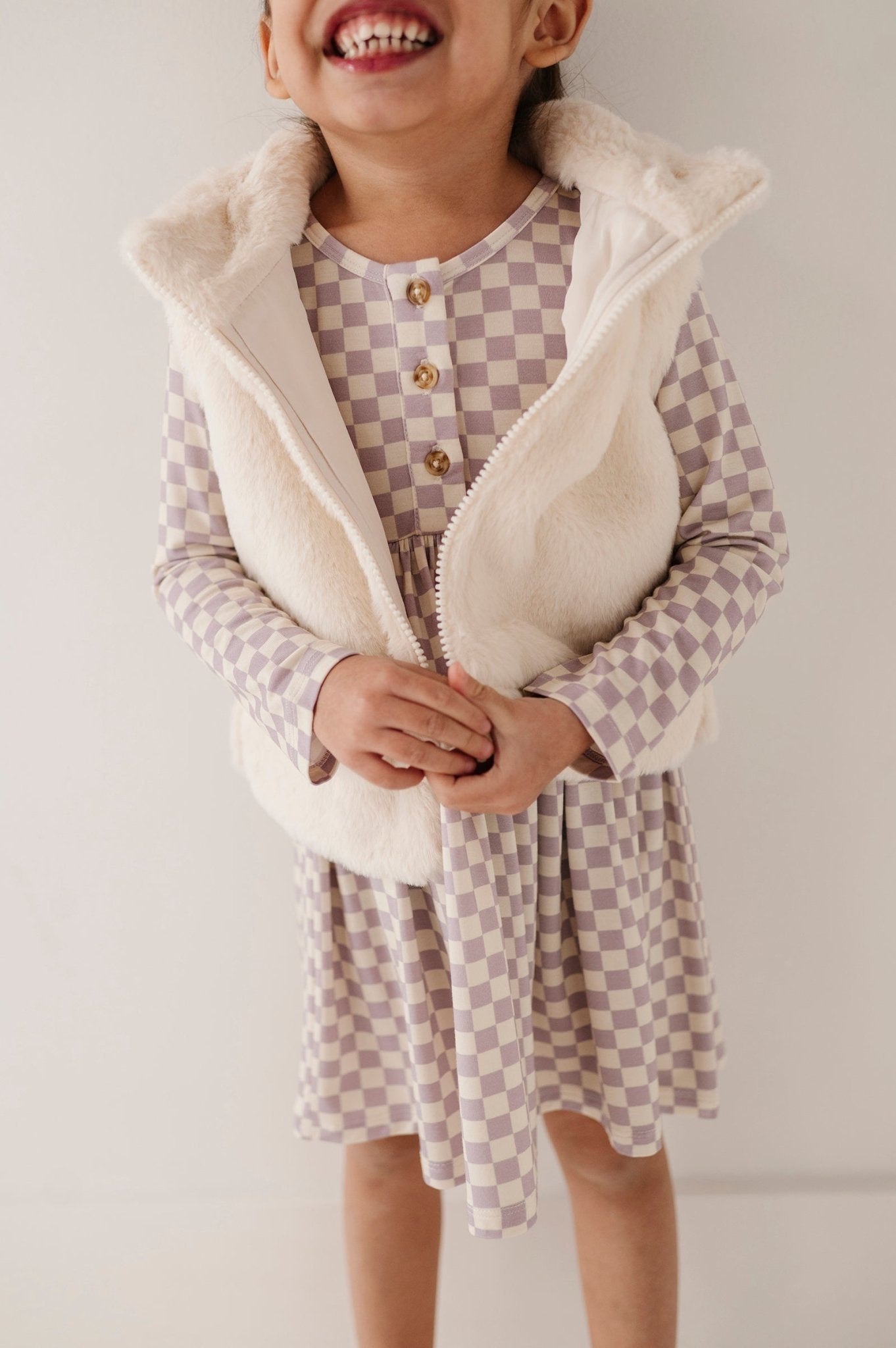 Girl's Fur Vest - babysprouts clothing company