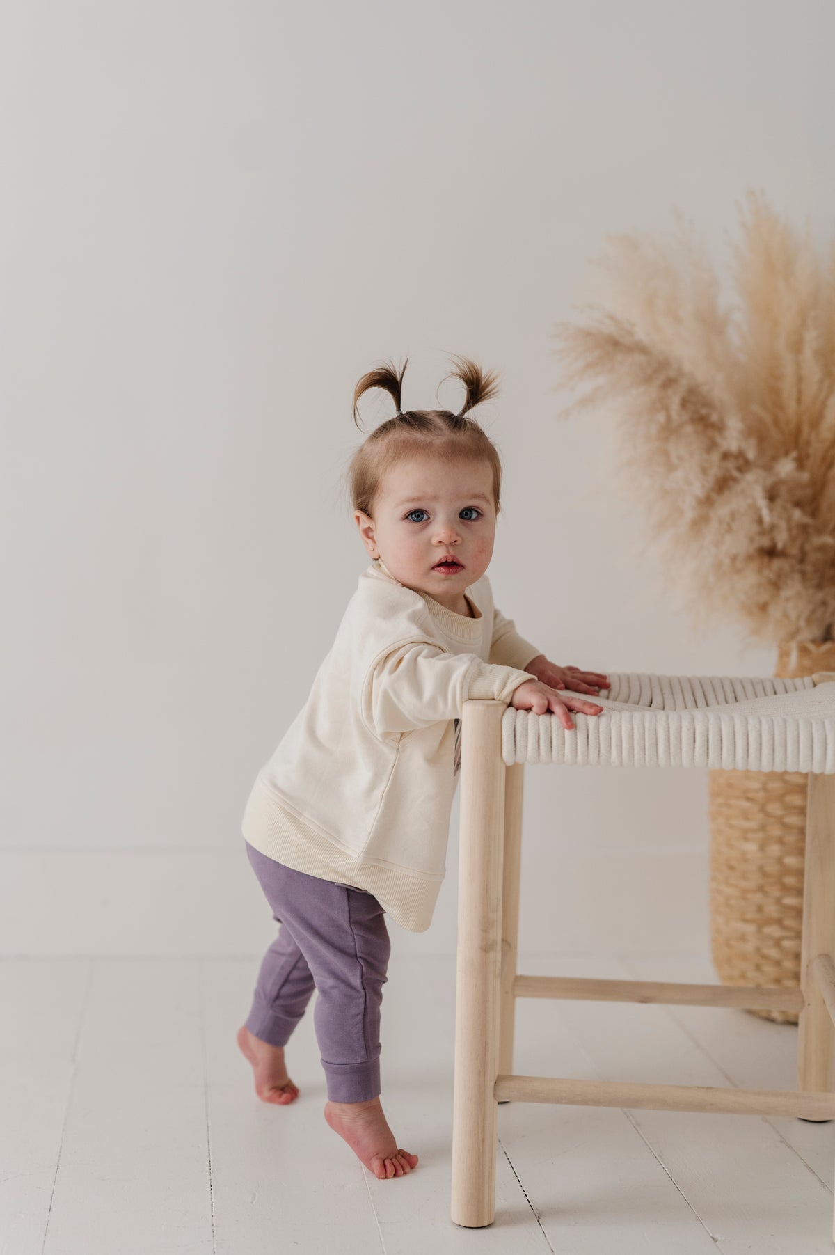 Girl's Ruffle Joggers
