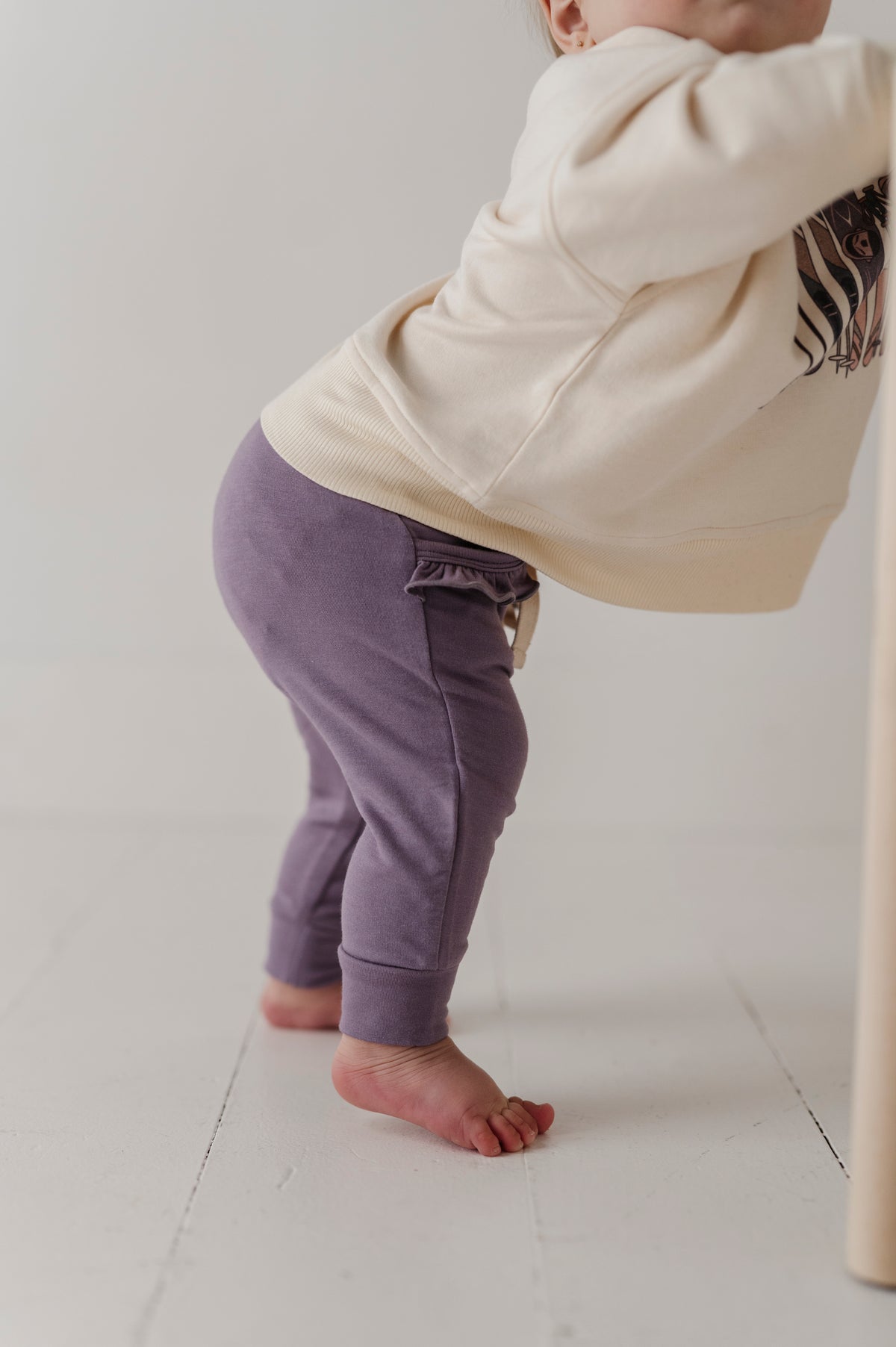 Girl's Ruffle Joggers