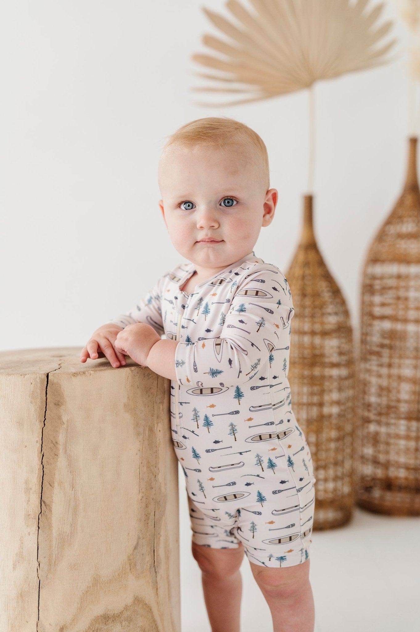 Baby One - Piece Rash Guard Swimsuit - babysprouts clothing company