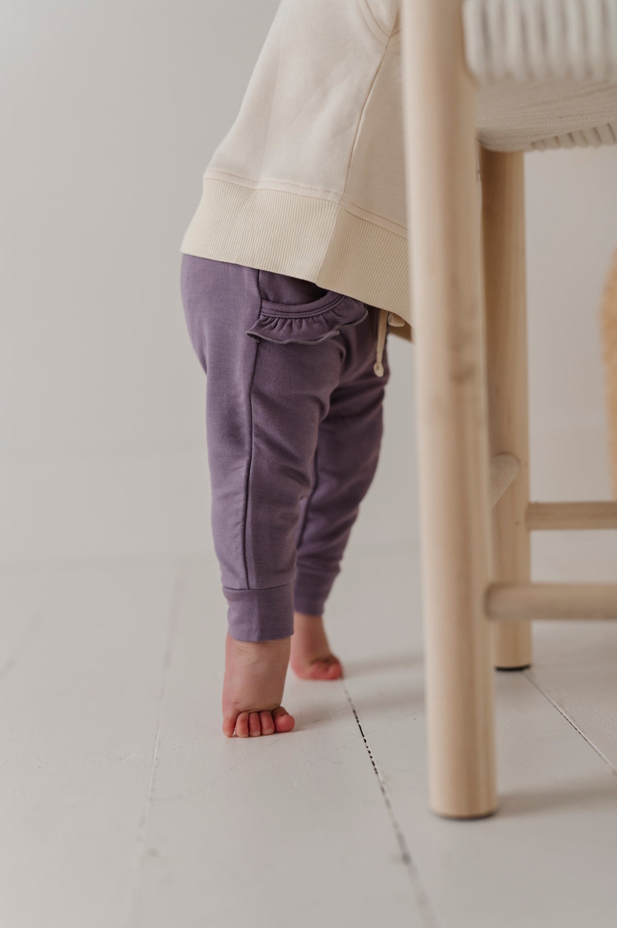 Girl's Ruffle Joggers