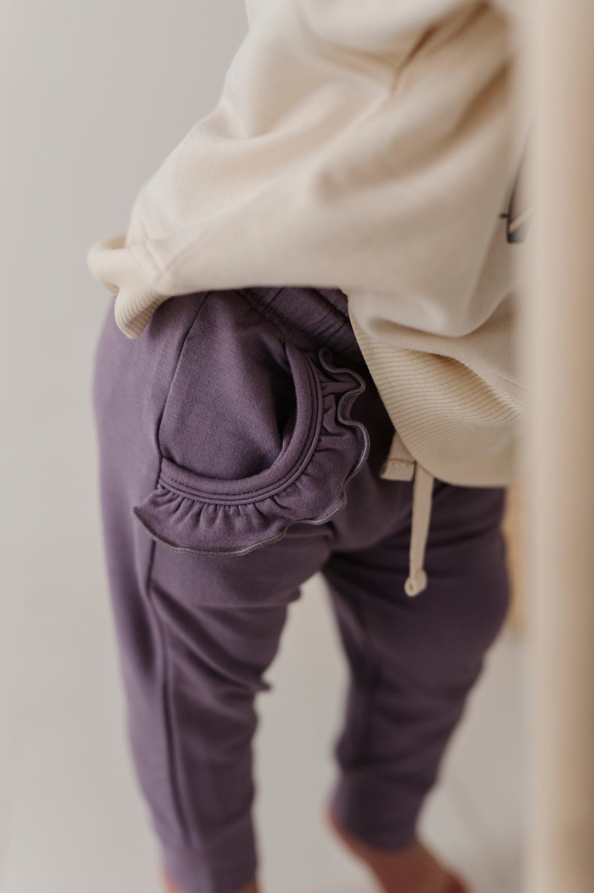 Girl's Ruffle Joggers